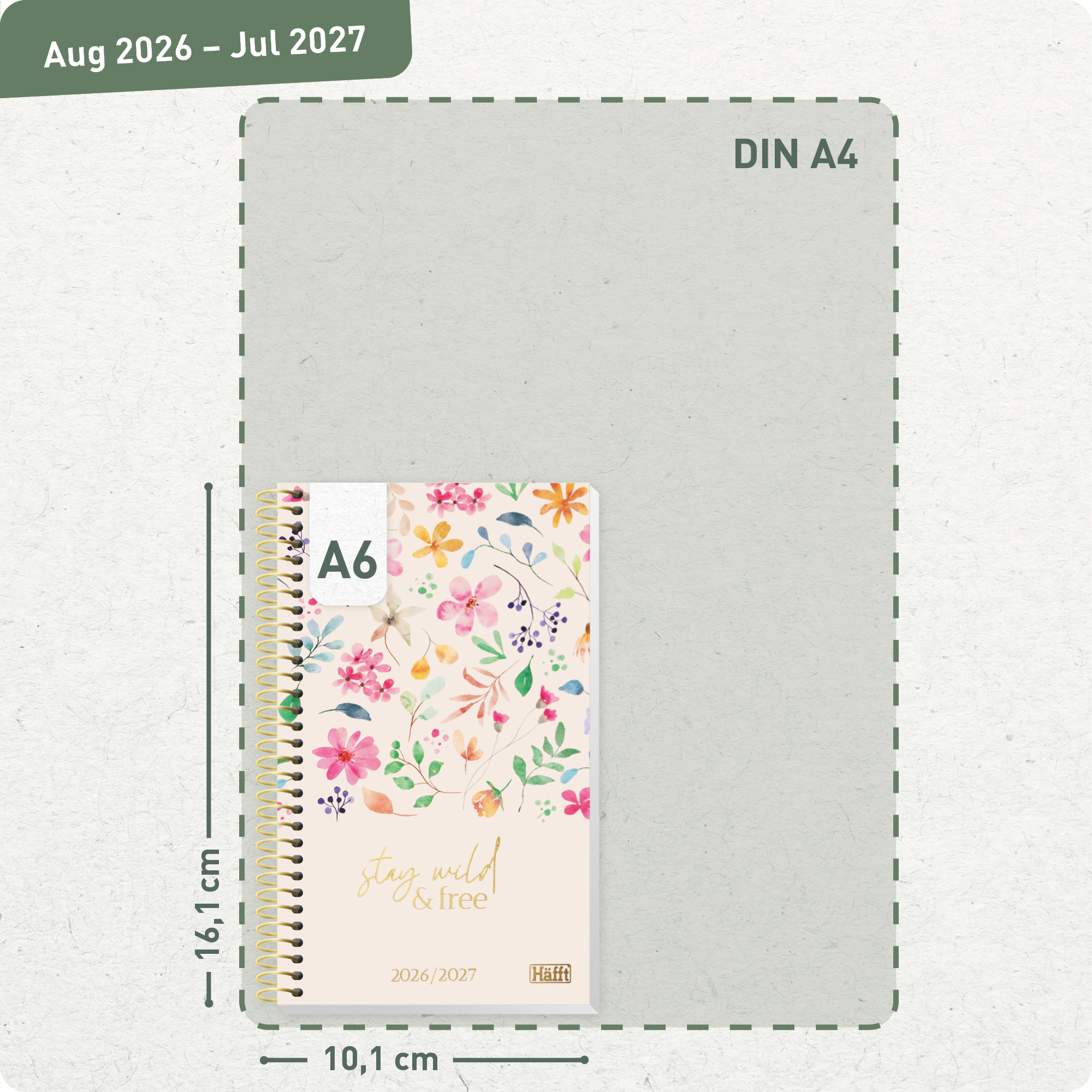 Artikelbild 3 des Artikels “College-Timer A6 Slim 2026/2027 [Wild Blossoms] “