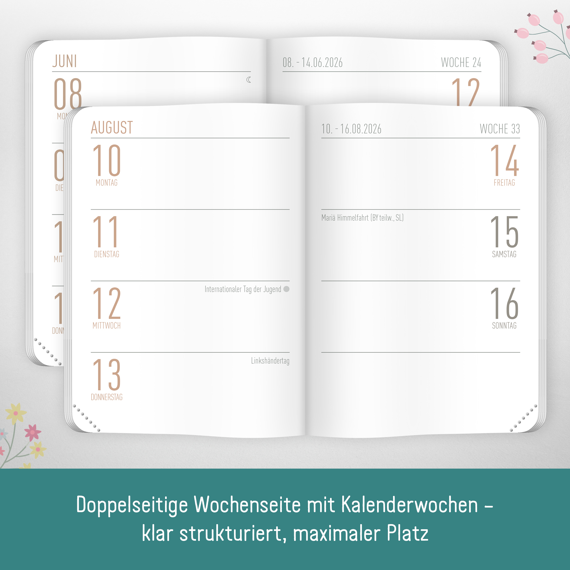 Artikelbild 3 des Artikels “Mini-Timer 2026 A7 [Wild Flower] “