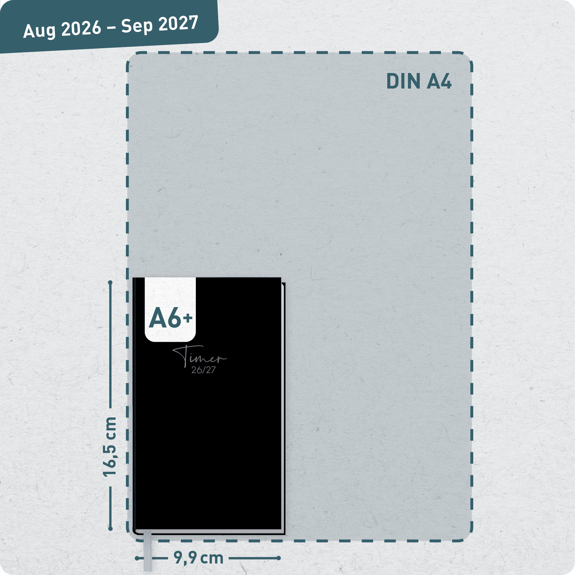 Artikelbild 3 des Artikels “Häfft-Timer A6 Slim 2026/2027 [Black Edition] “