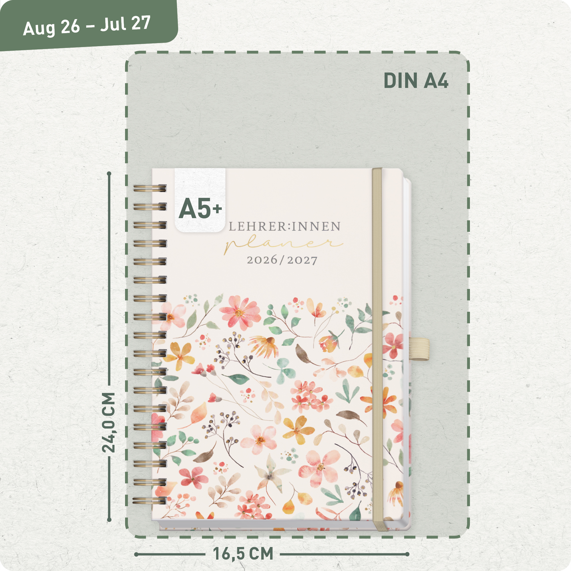 Artikelbild 3 des Artikels “Lehrer-Planer Deluxe A5+ 26/27 [Wild Blossoms] “