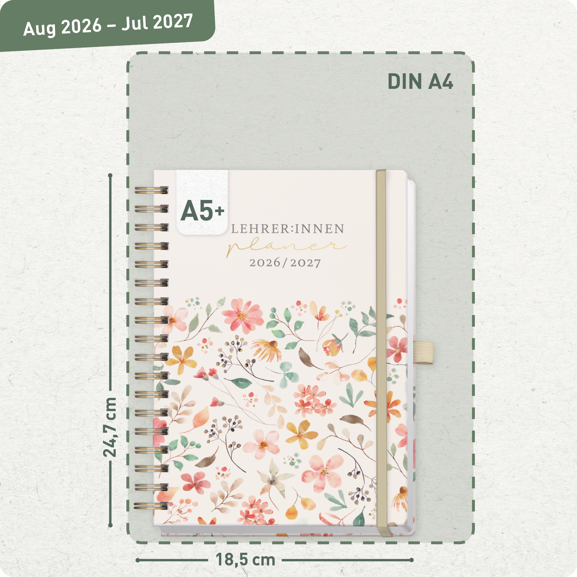 Artikelbild 3 des Artikels “Lehrer-Planer Deluxe A5+ 26/27 [Wild Blossoms] “