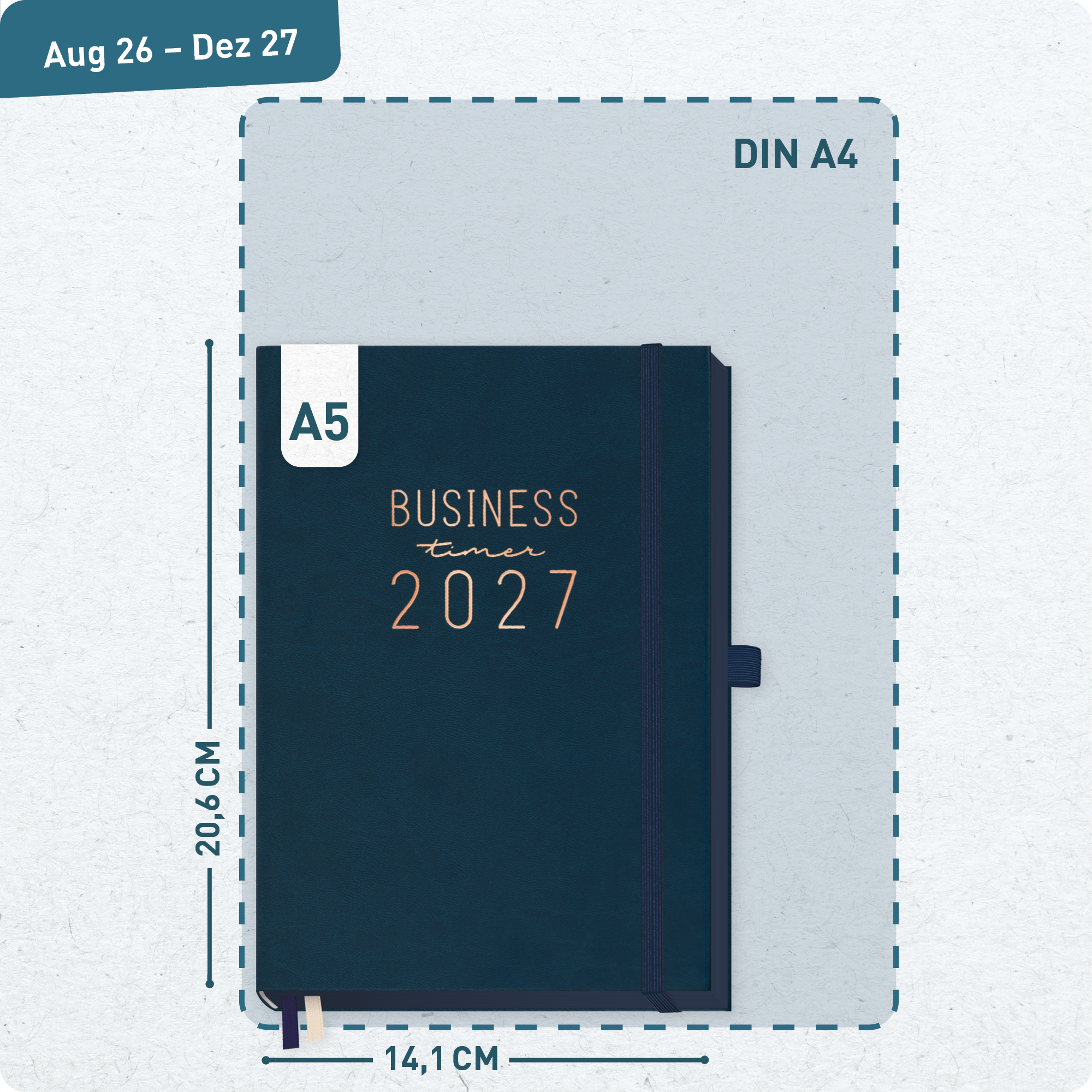 Artikelbild 3 des Artikels “Business-Timer Deluxe A5 2026/2027 A5 [Nachtblau] “