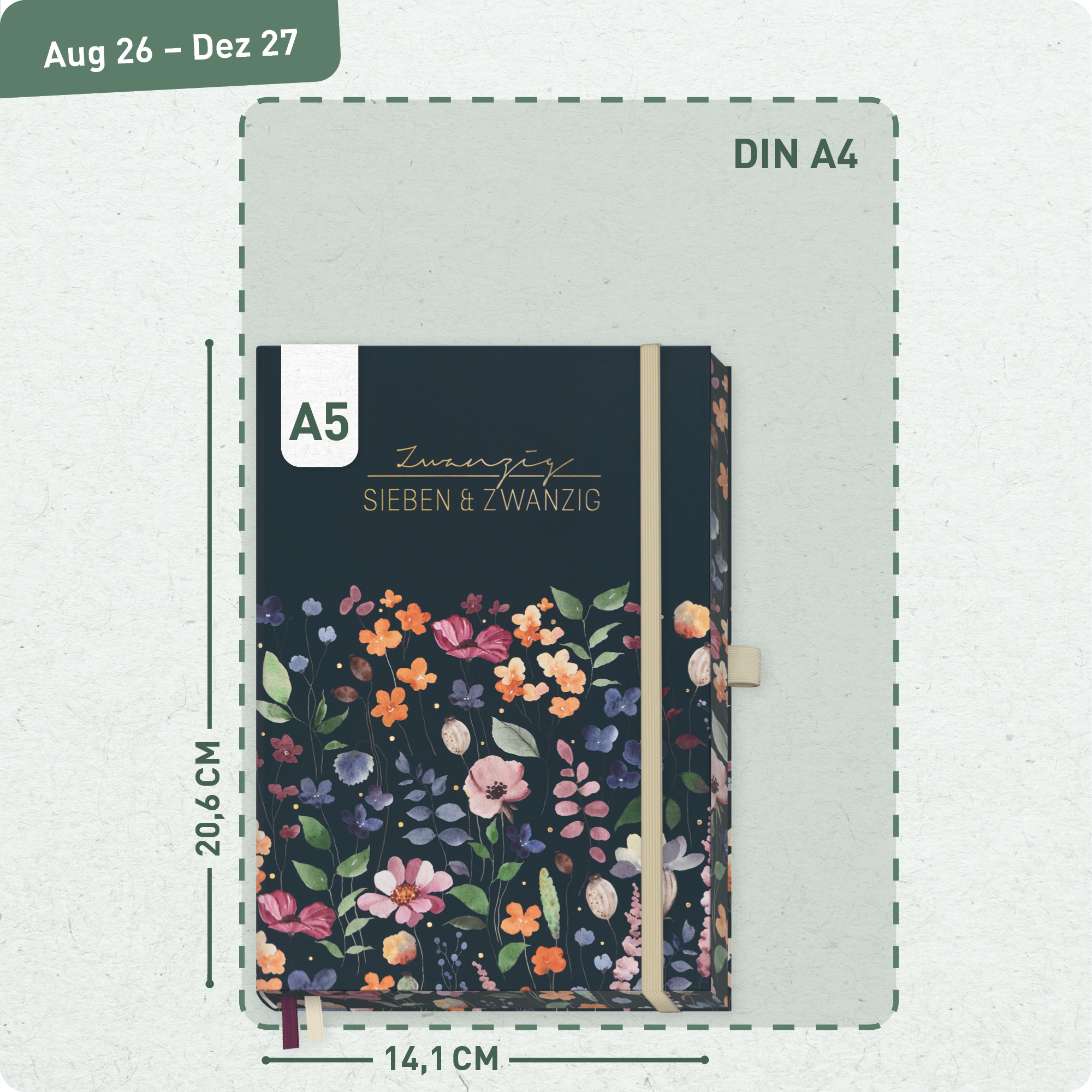 Artikelbild 3 des Artikels “Business-Timer Deluxe A5 2026/2027 A5 [Flower Inspiration] “