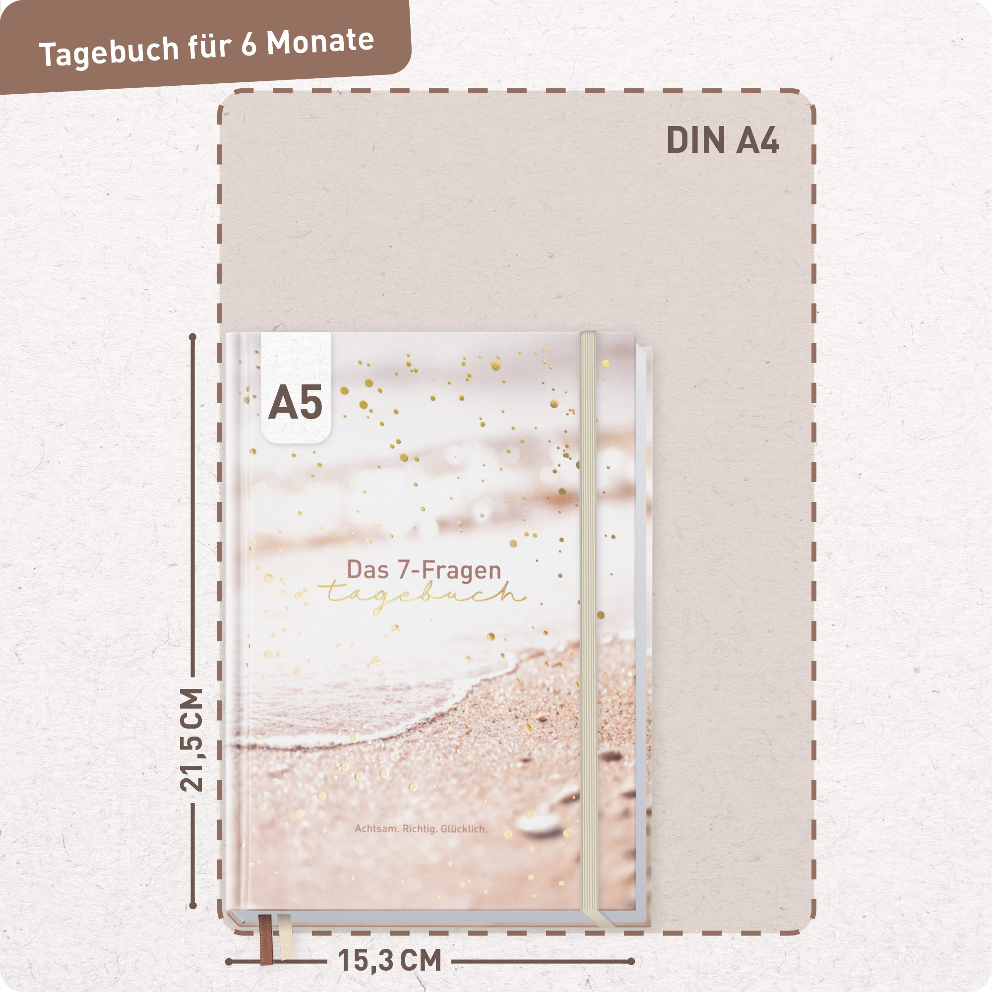 Artikelbild 3 des Artikels “paper&you Das 7-Fragen-Tagebuch A5 für 6 Monate [Neue Wege] “