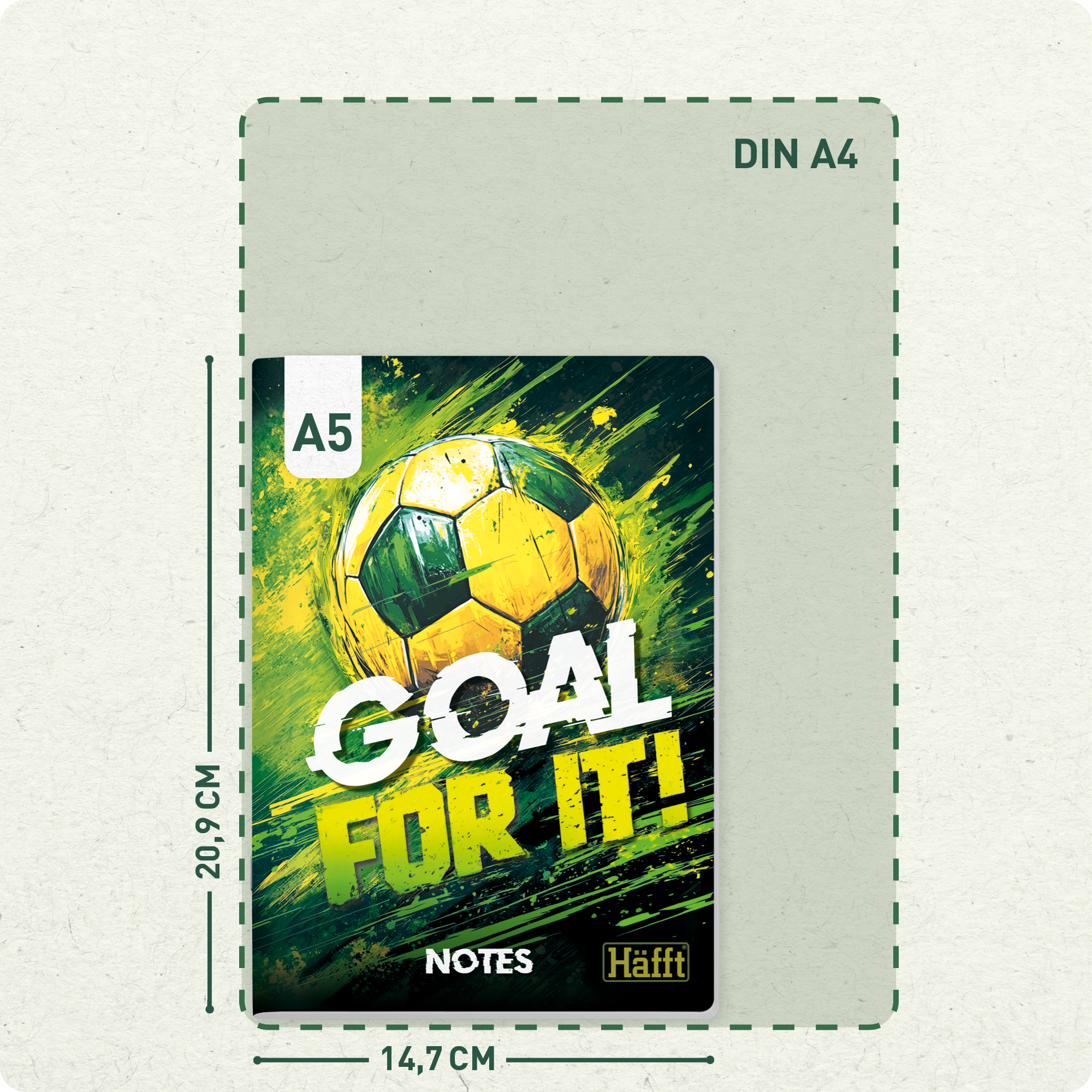Artikelbild 3 des Artikels “Notizheft A5 liniert [Goal for It!] “