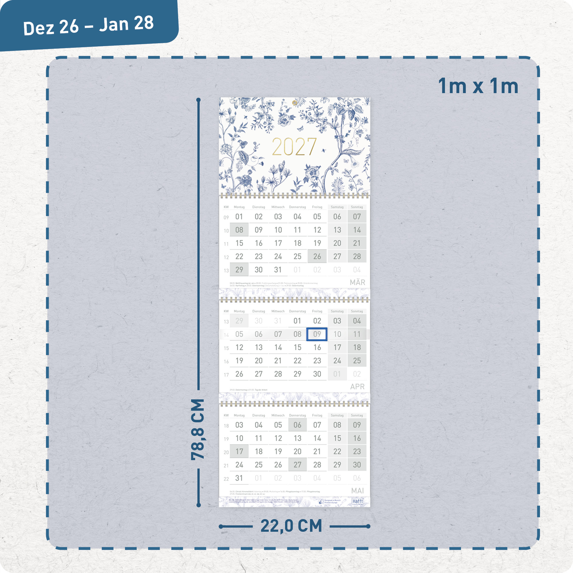 Artikelbild 3 des Artikels “3-Monatskalender 2027 [Fine Style] “