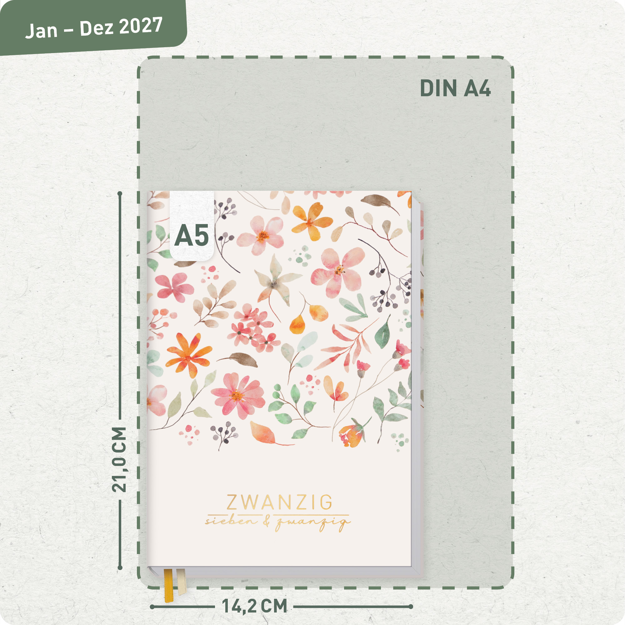 Artikelbild 3 des Artikels “Business-Timer A5 2027 [Wild Blossoms] “
