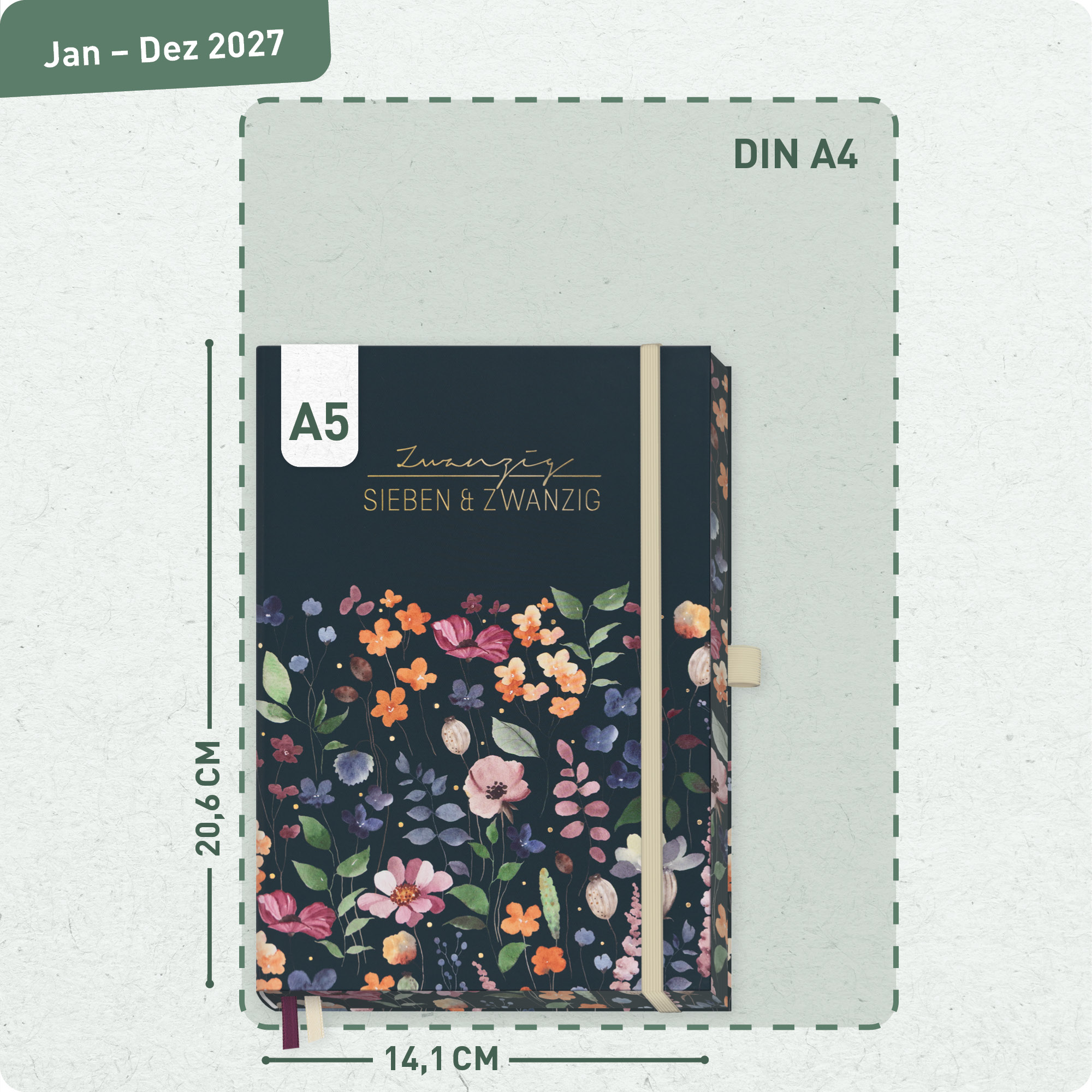 Artikelbild 3 des Artikels “Business-Timer Deluxe A5 2027 [Flower Inspiration] “