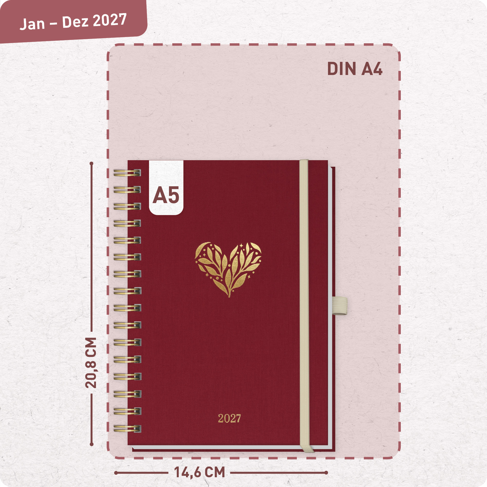 Artikelbild 3 des Artikels “Lieblings-Timer Deluxe A5 2027 [Magic Heart] “