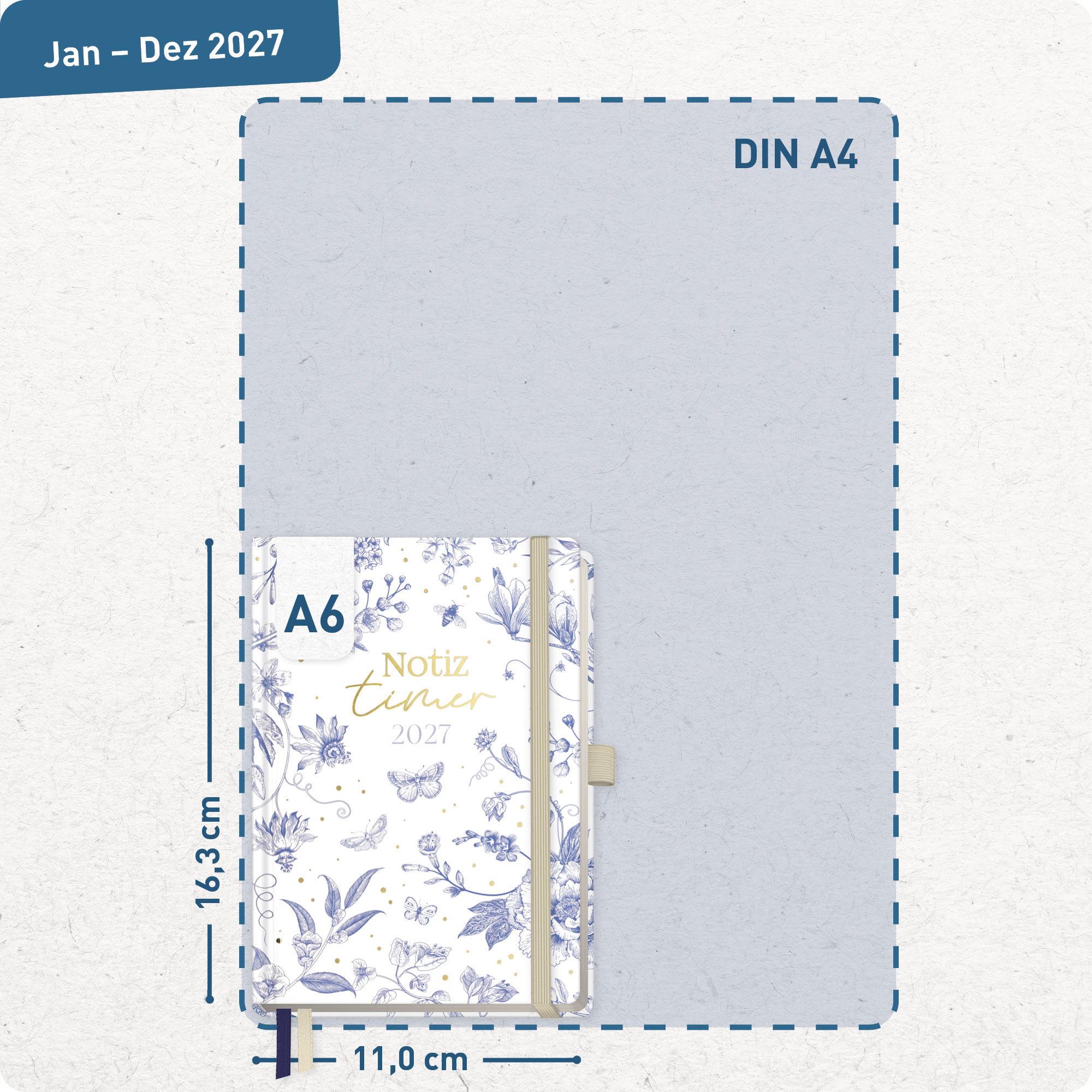 Artikelbild 3 des Artikels “Wochen-Notiz-Kalender A6 2027 [Fine Style] “