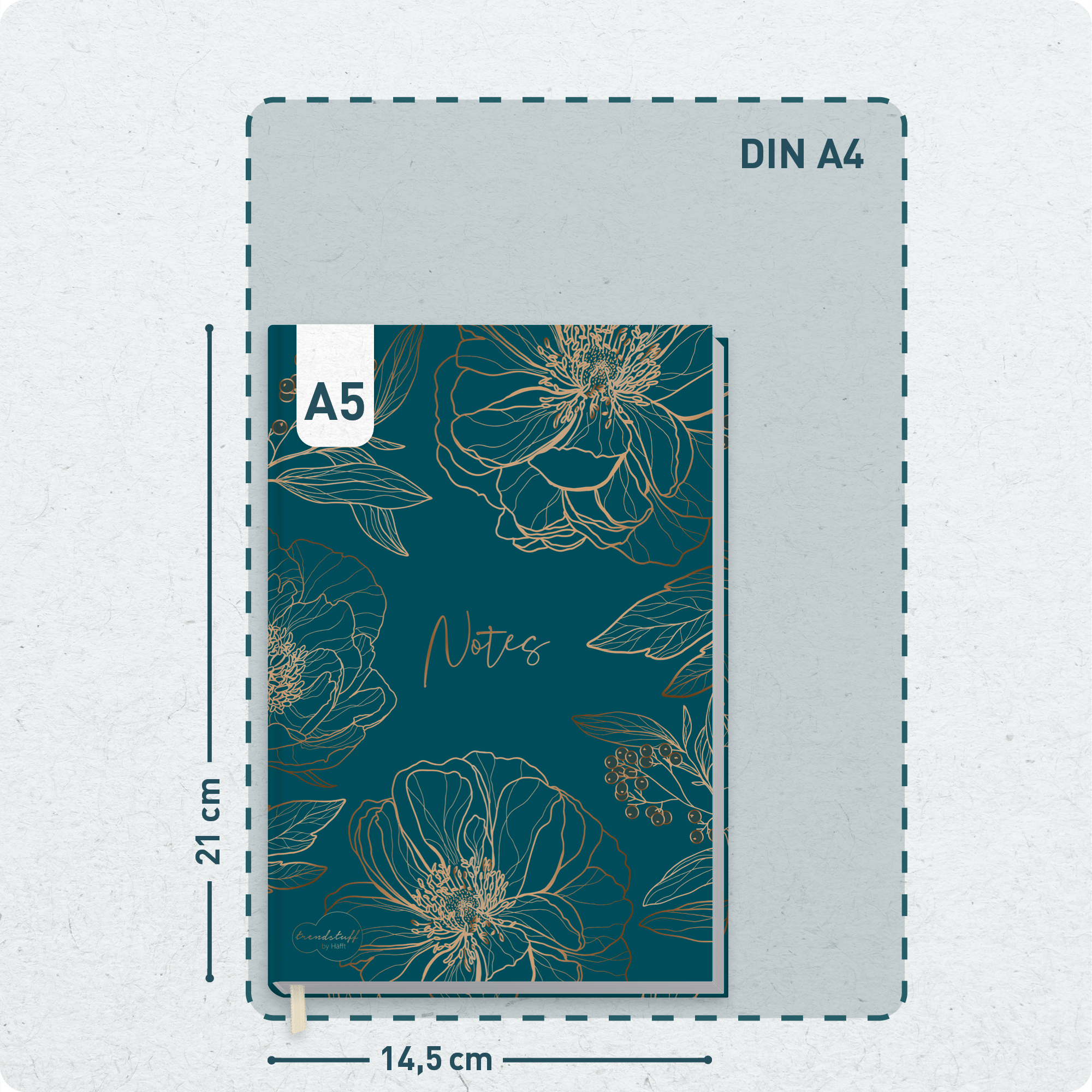 Artikelbild 3 des Artikels “Trendstuff Notizbuch A5 liniert 