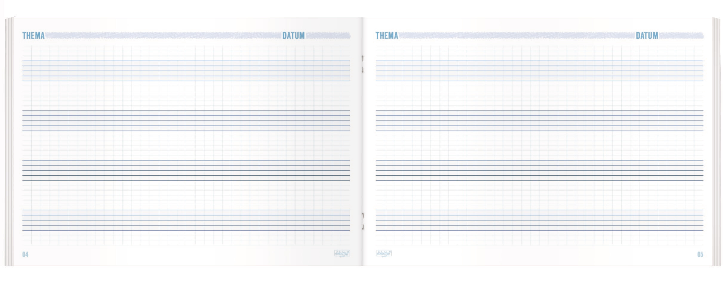 Artikelbild 3 des Artikels “Schulstuff Notenheft quer [Klangfarben] “
