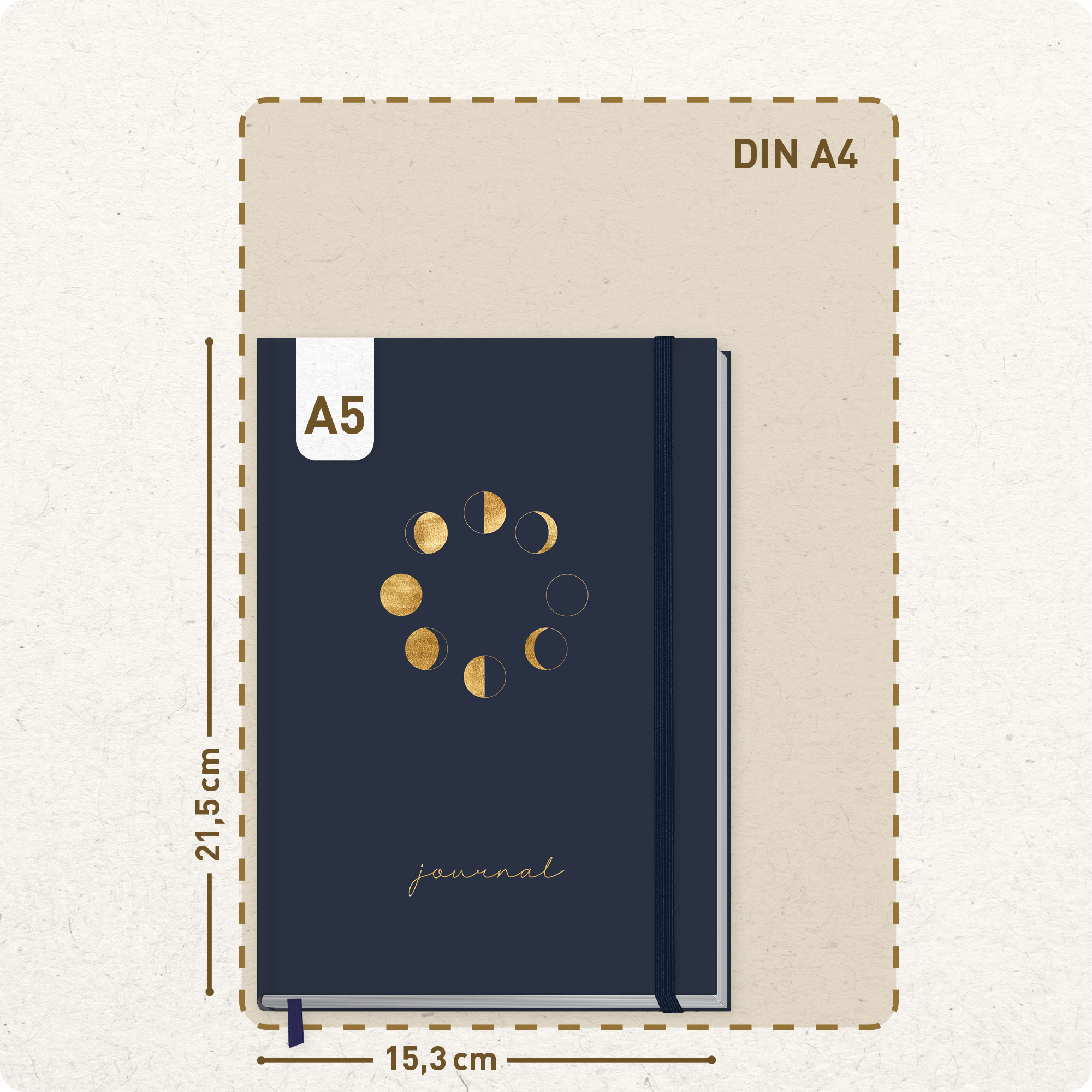 Artikelbild 3 des Artikels “paper&you Journal dotted A5 [Moon] “