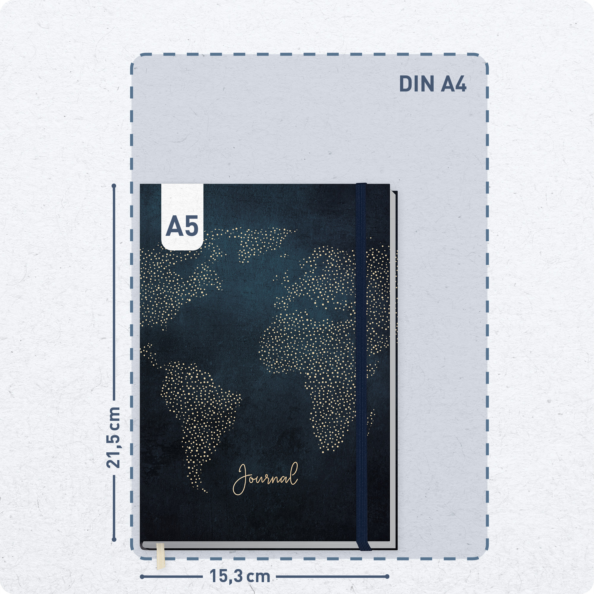 Artikelbild 3 des Artikels “paper&you Journal dotted A5 [Travel the World] “