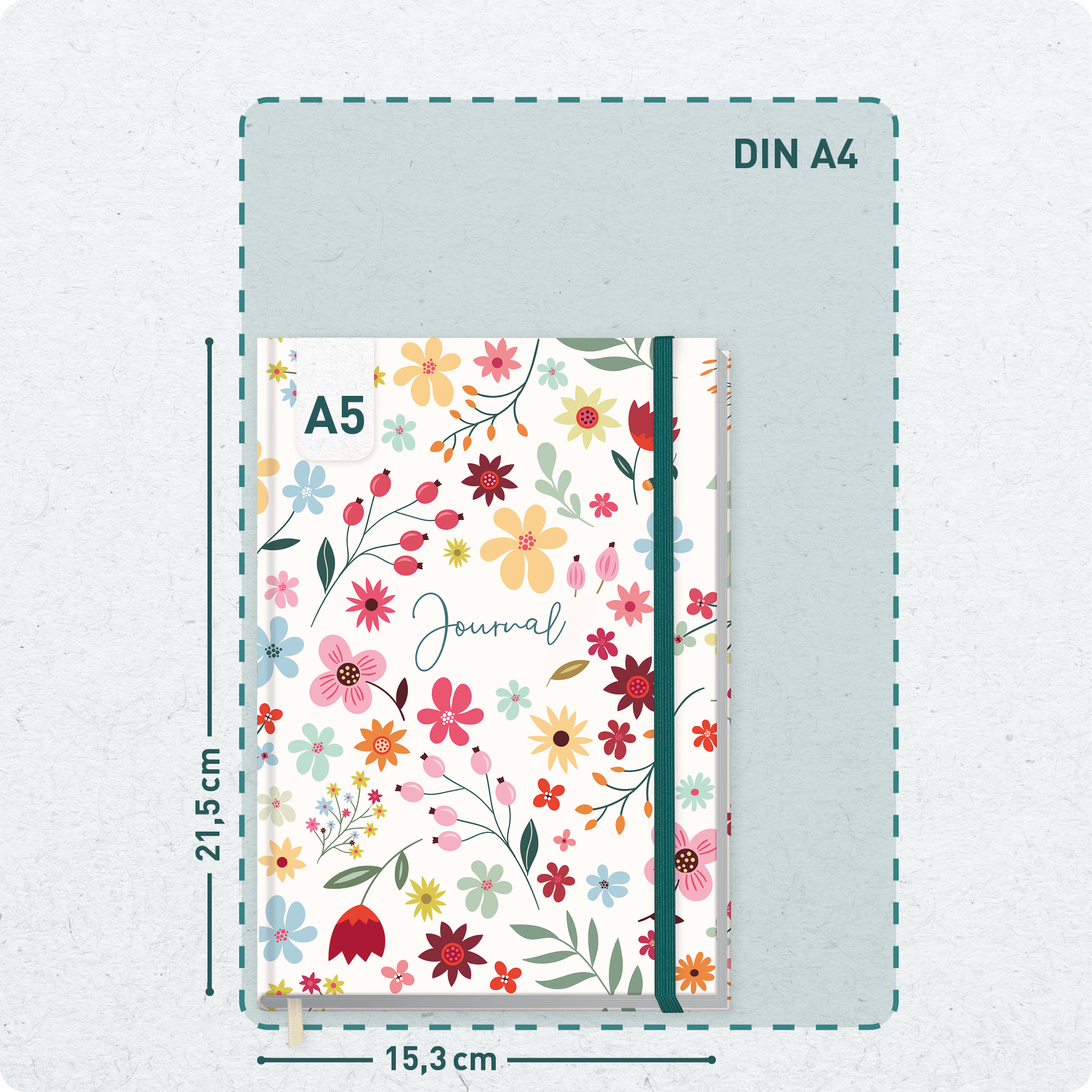 Artikelbild 3 des Artikels “paper&you Journal dotted A5 [Wild Flower] “