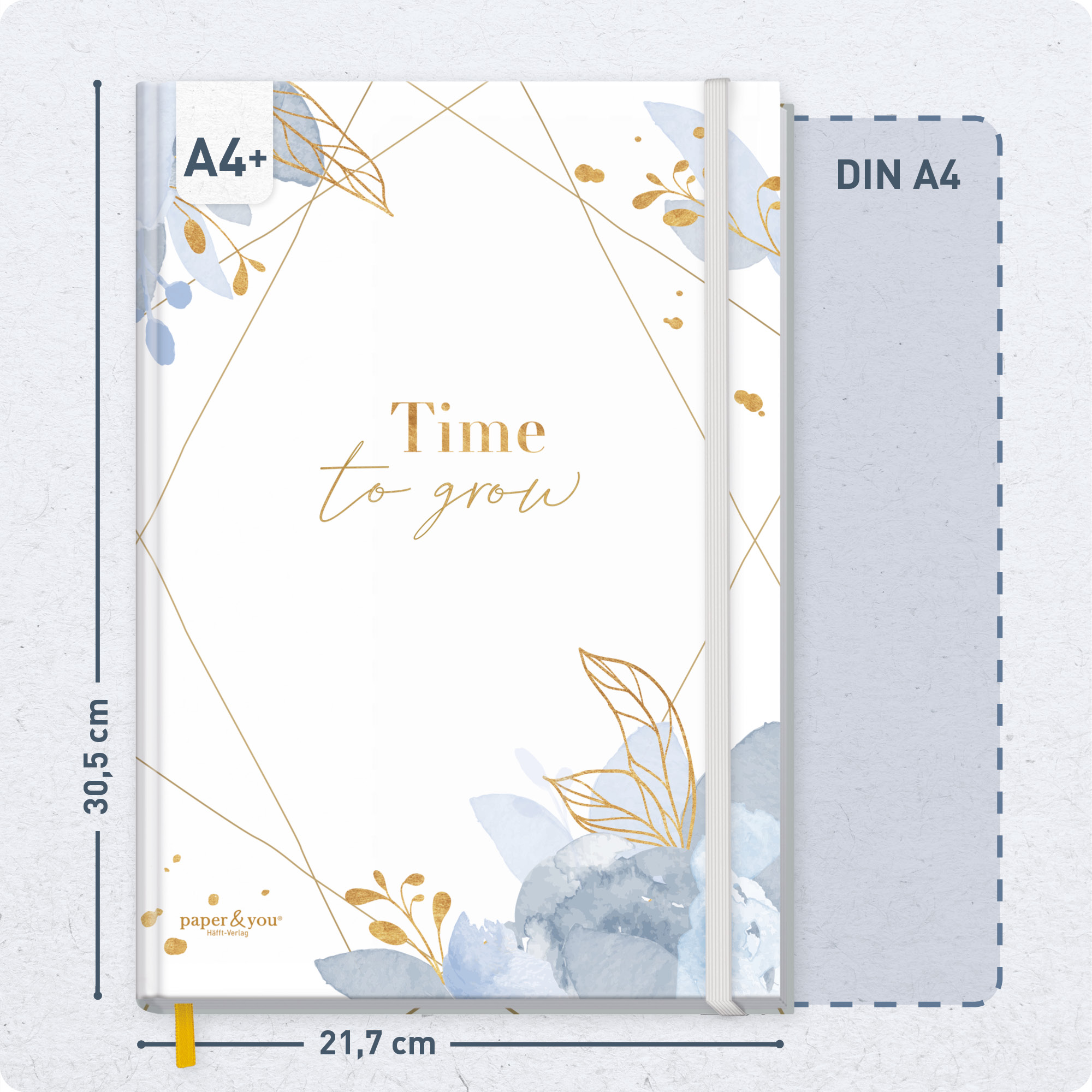 Artikelbild 3 des Artikels “paper&you Notizbuch A4+ liniert [Time to Grow] “