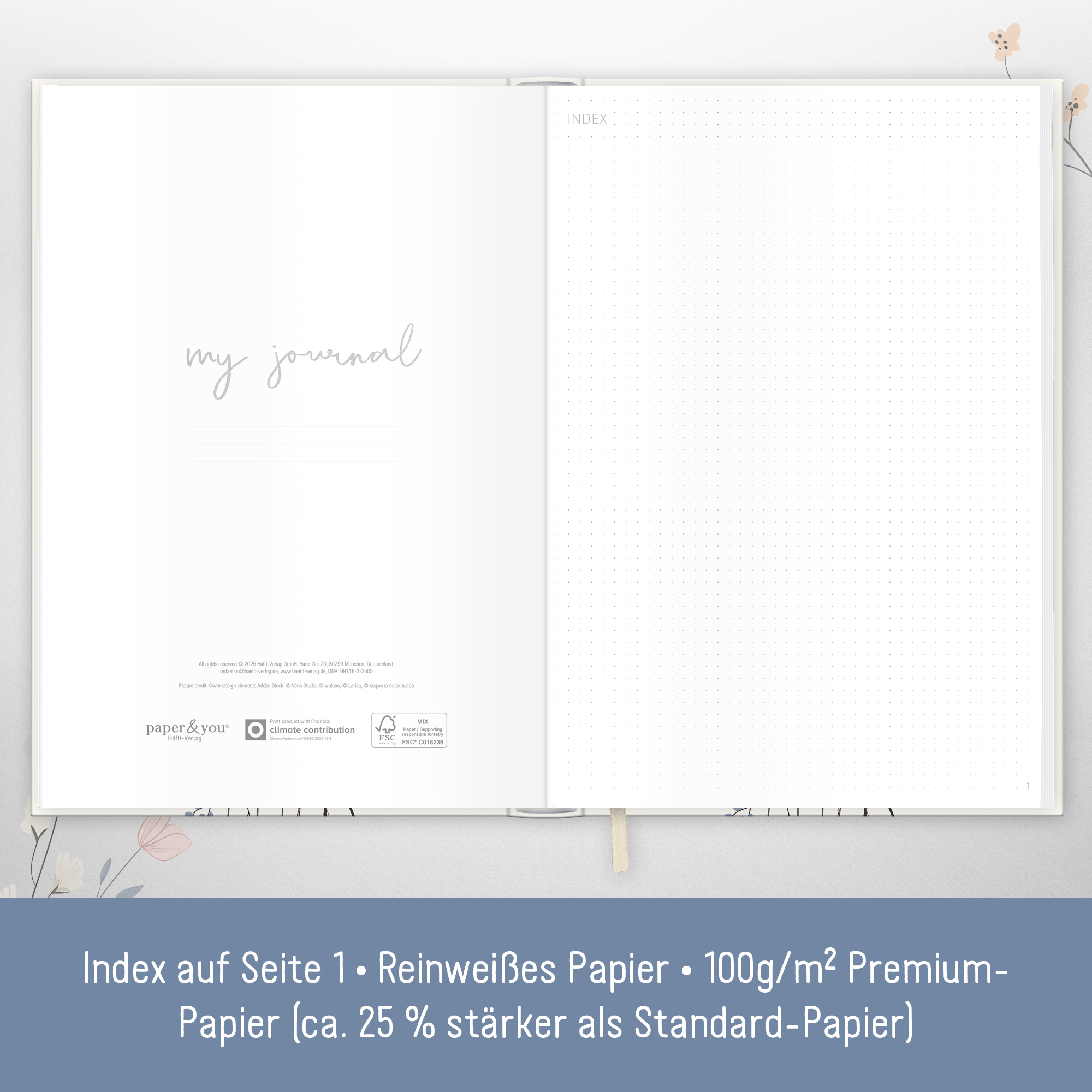 Artikelbild 3 des Artikels “paper&you Journal A4+  [Flower Joy] “