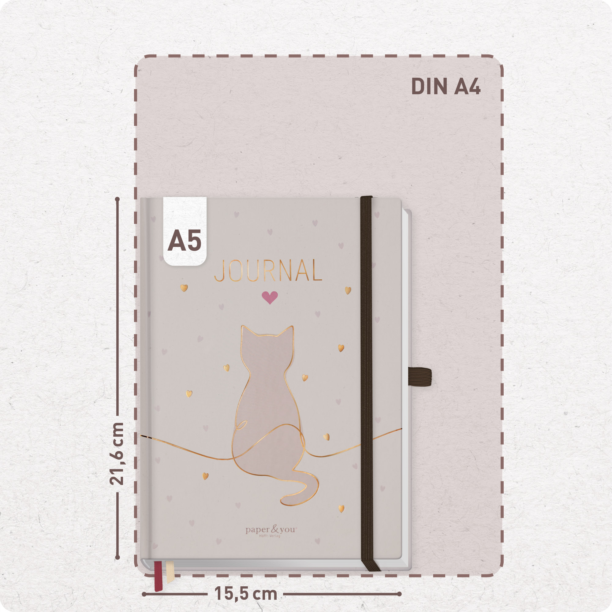 Artikelbild 3 des Artikels “p&y Journal Premium dotted A5 [Cat Love] “