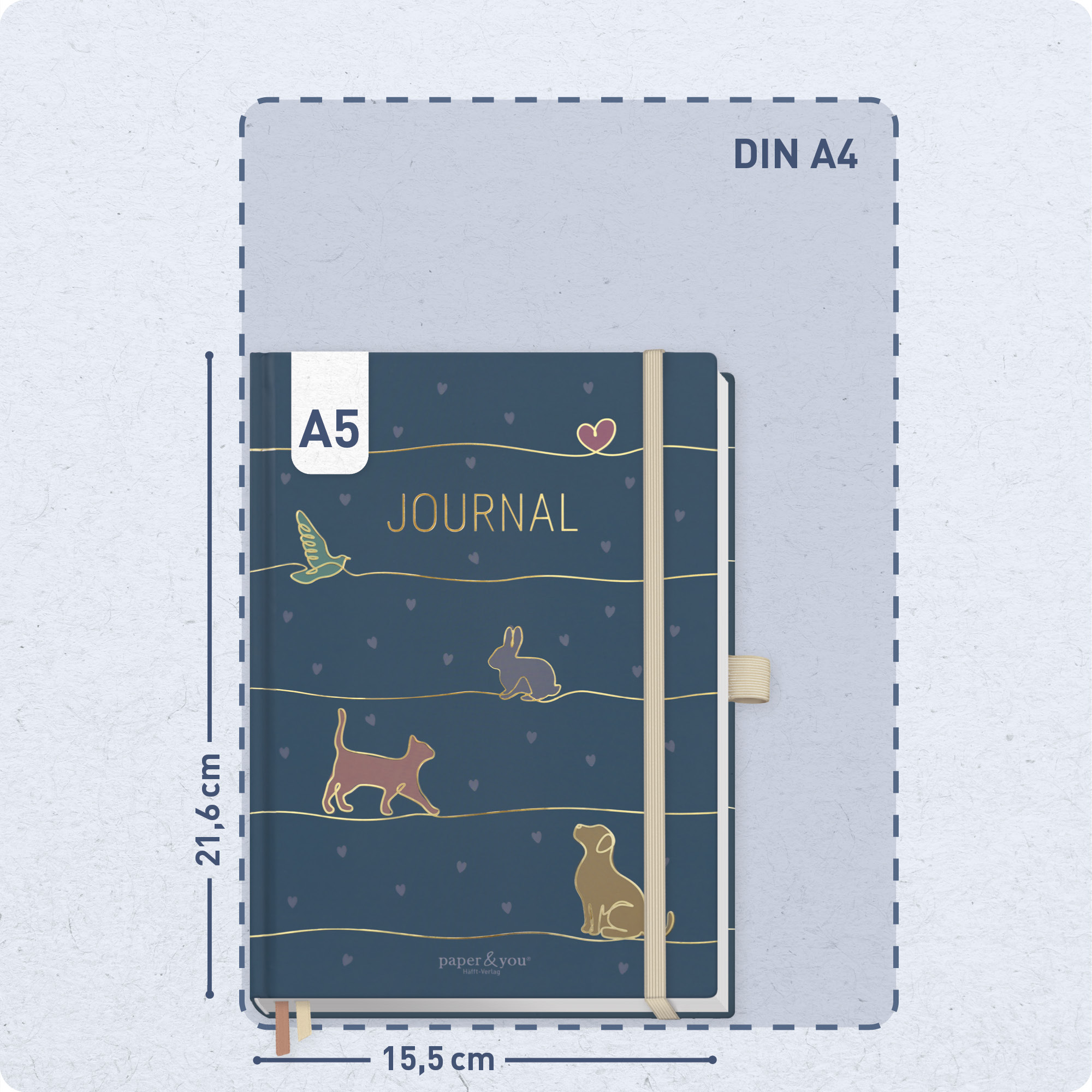 Artikelbild 3 des Artikels “p&y Journal Premium dotted A5 [Pet Life] “