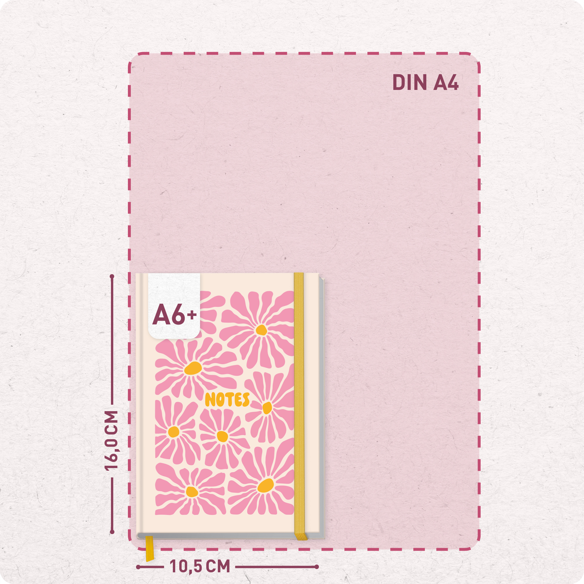 Artikelbild 3 des Artikels “paper&you Notizbuch kariert A6+ 