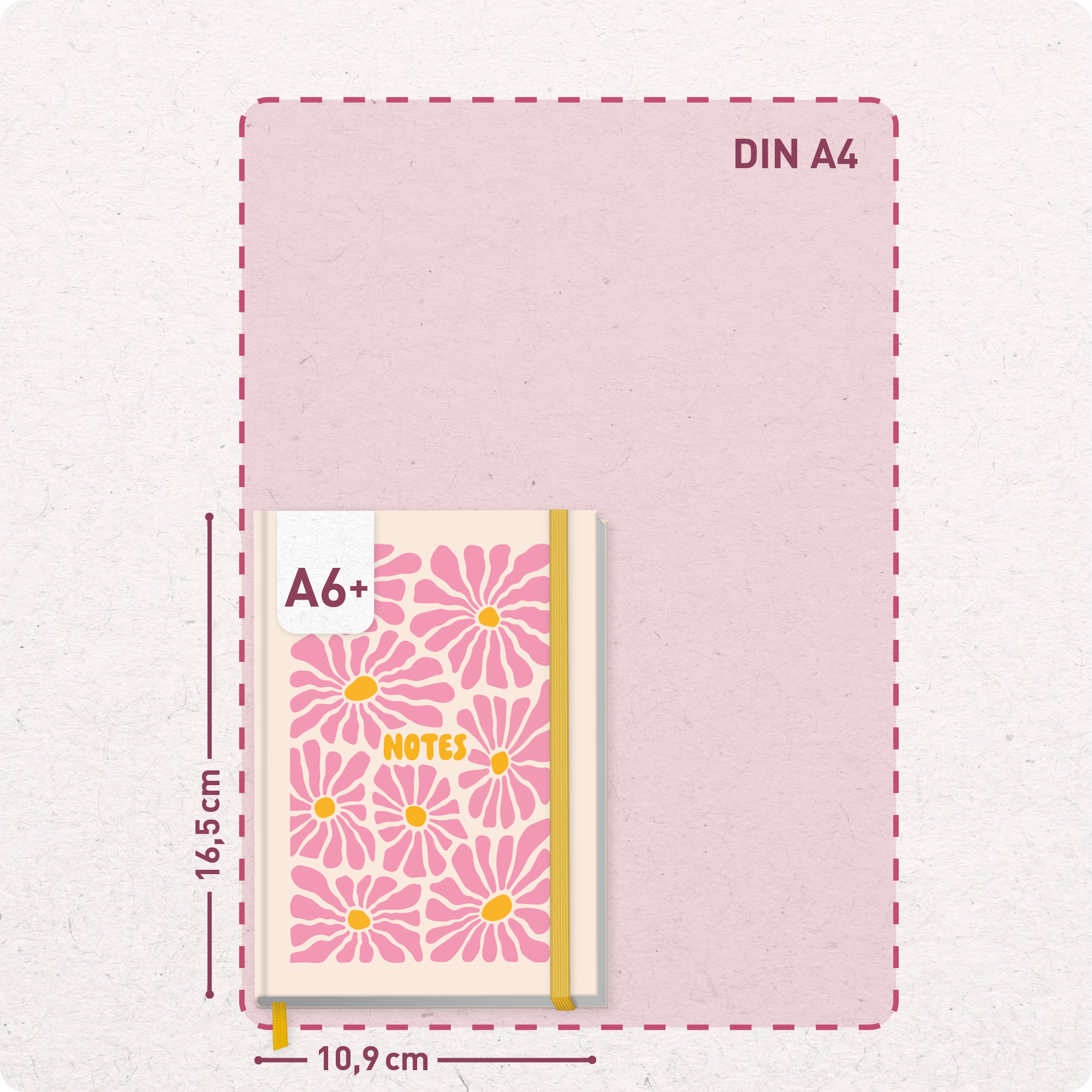 Artikelbild 3 des Artikels “paper&you Notizbuch kariert A6+ 
