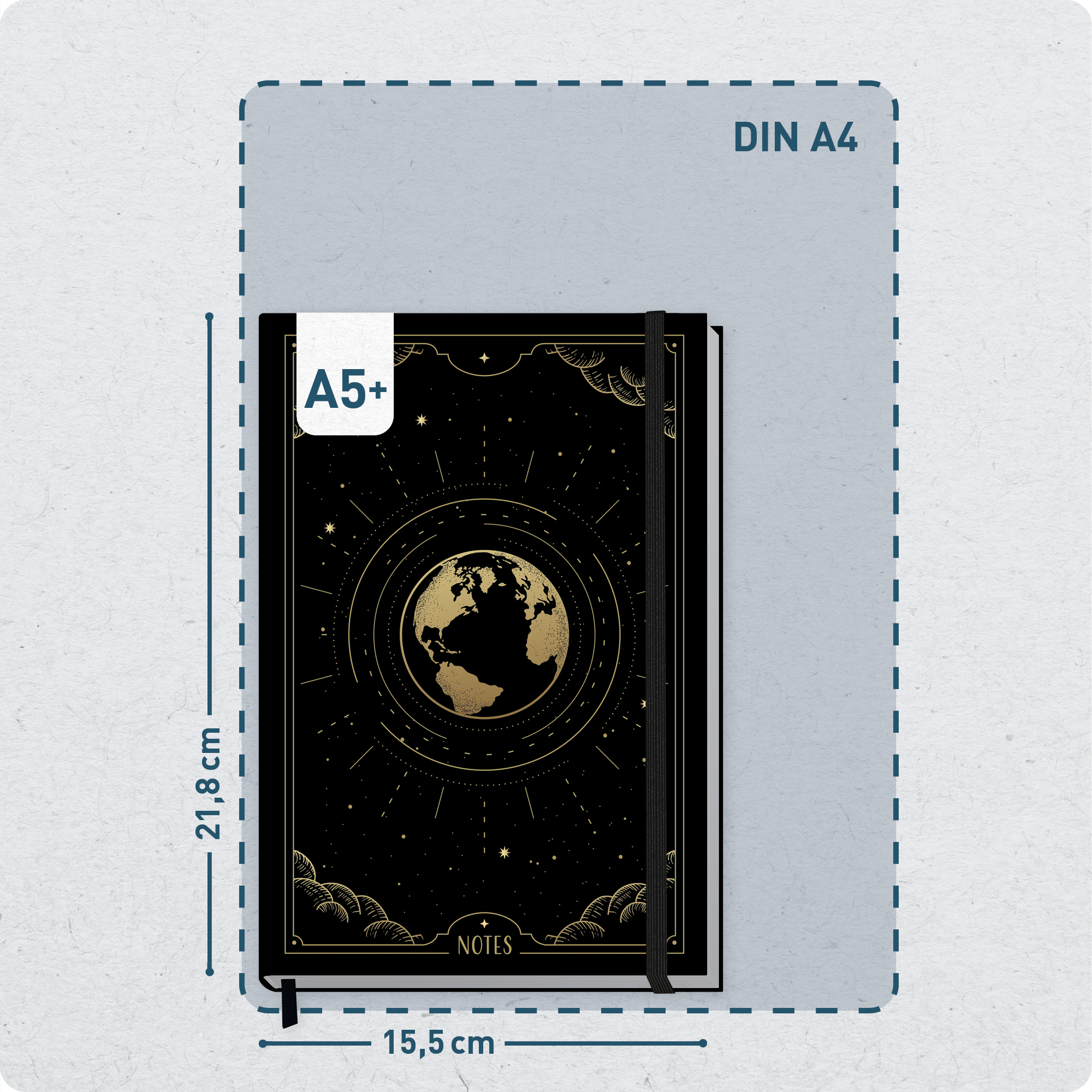 Artikelbild 3 des Artikels “paper&you Notizbuch Classic A5+ liniert [New Adventures] “