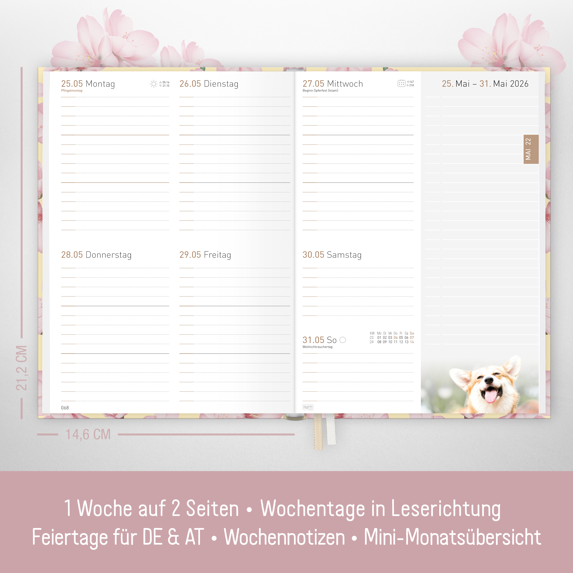 Artikelbild 3 des Artikels “Chäff-Timer Classic A5 2026 [Cherry Blossoms] “