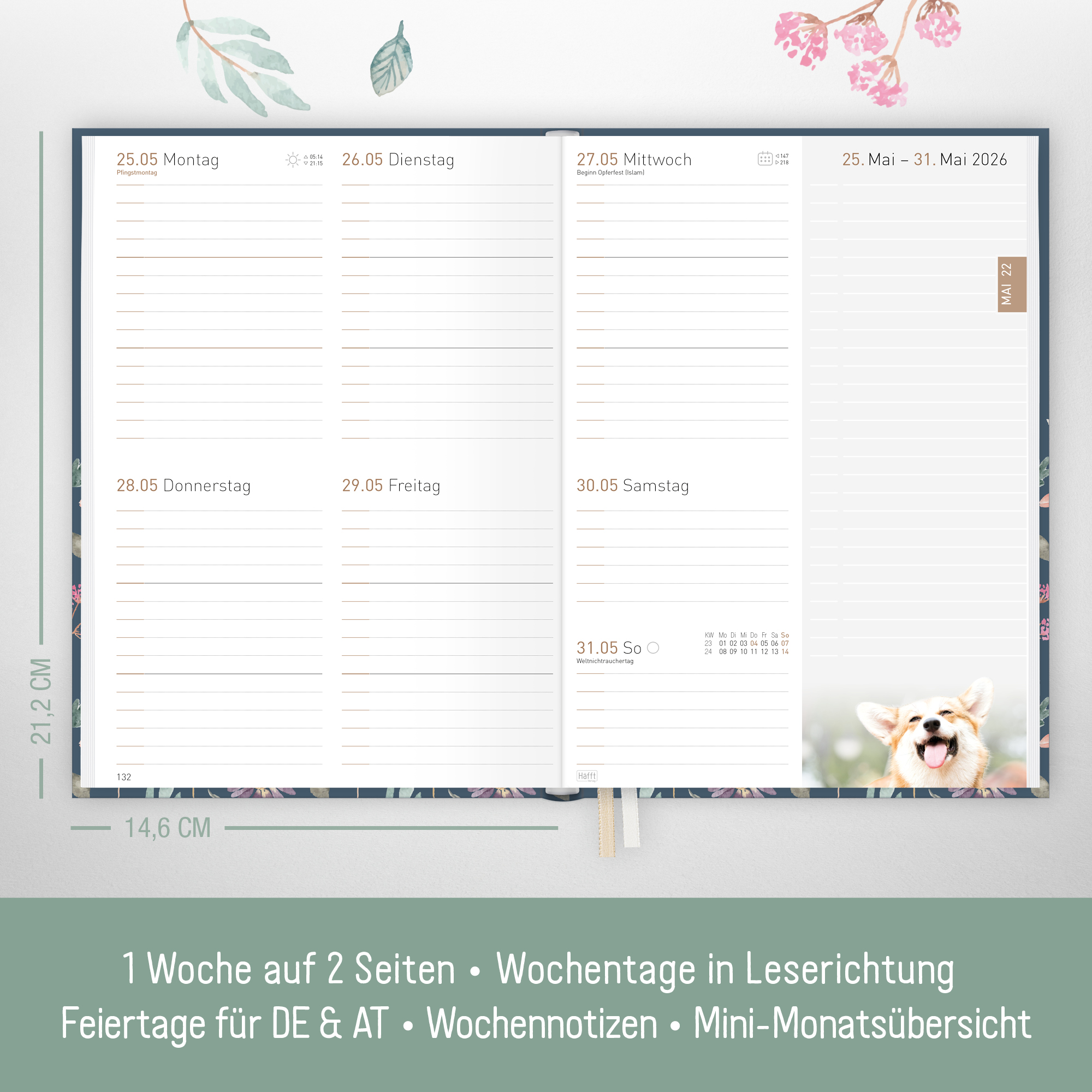 Artikelbild 3 des Artikels “Chäff-Timer Classic A5 2026 [Flying Flowers] “