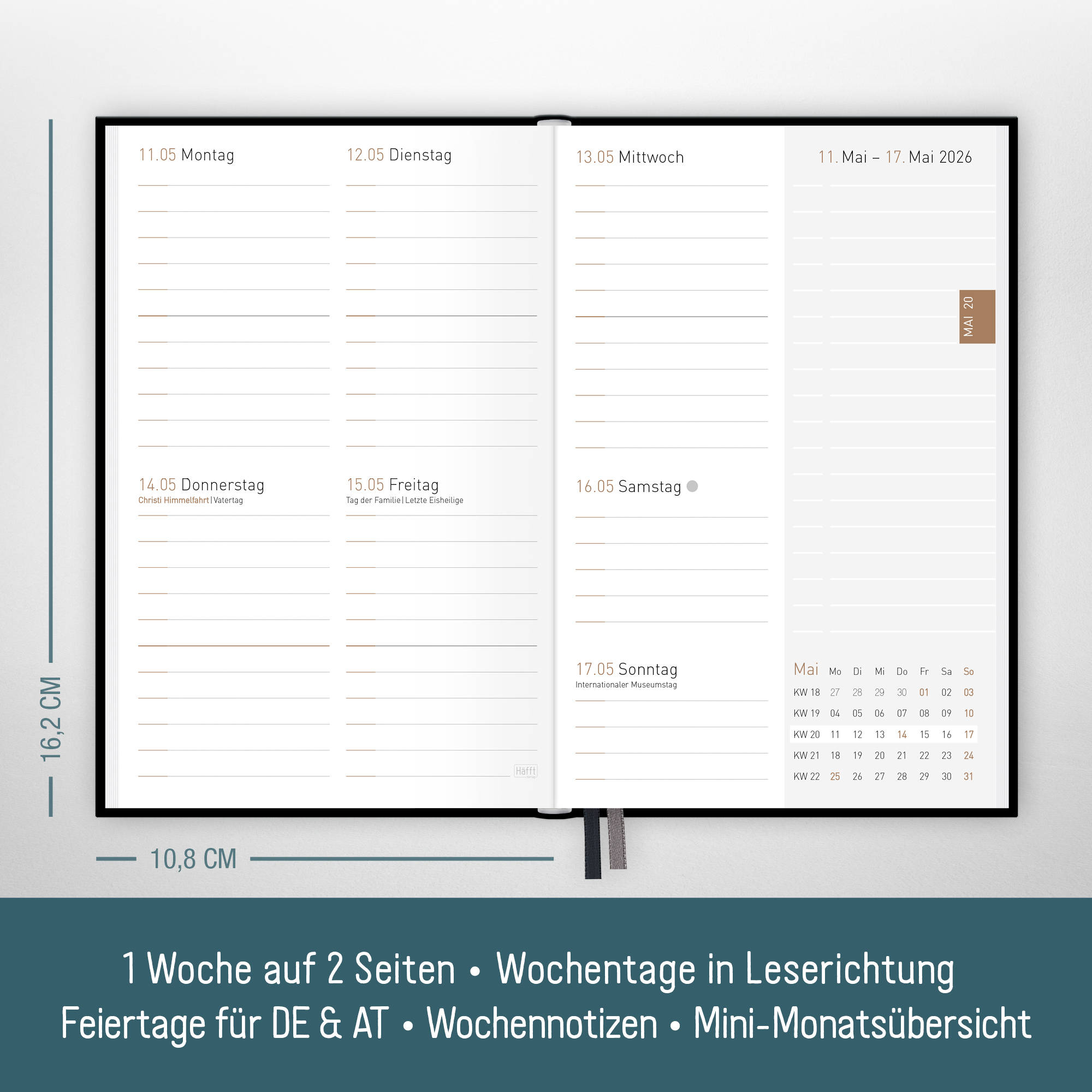 Artikelbild 3 des Artikels “Chäff-Timer Mini A6 2026 [Schwarz] “