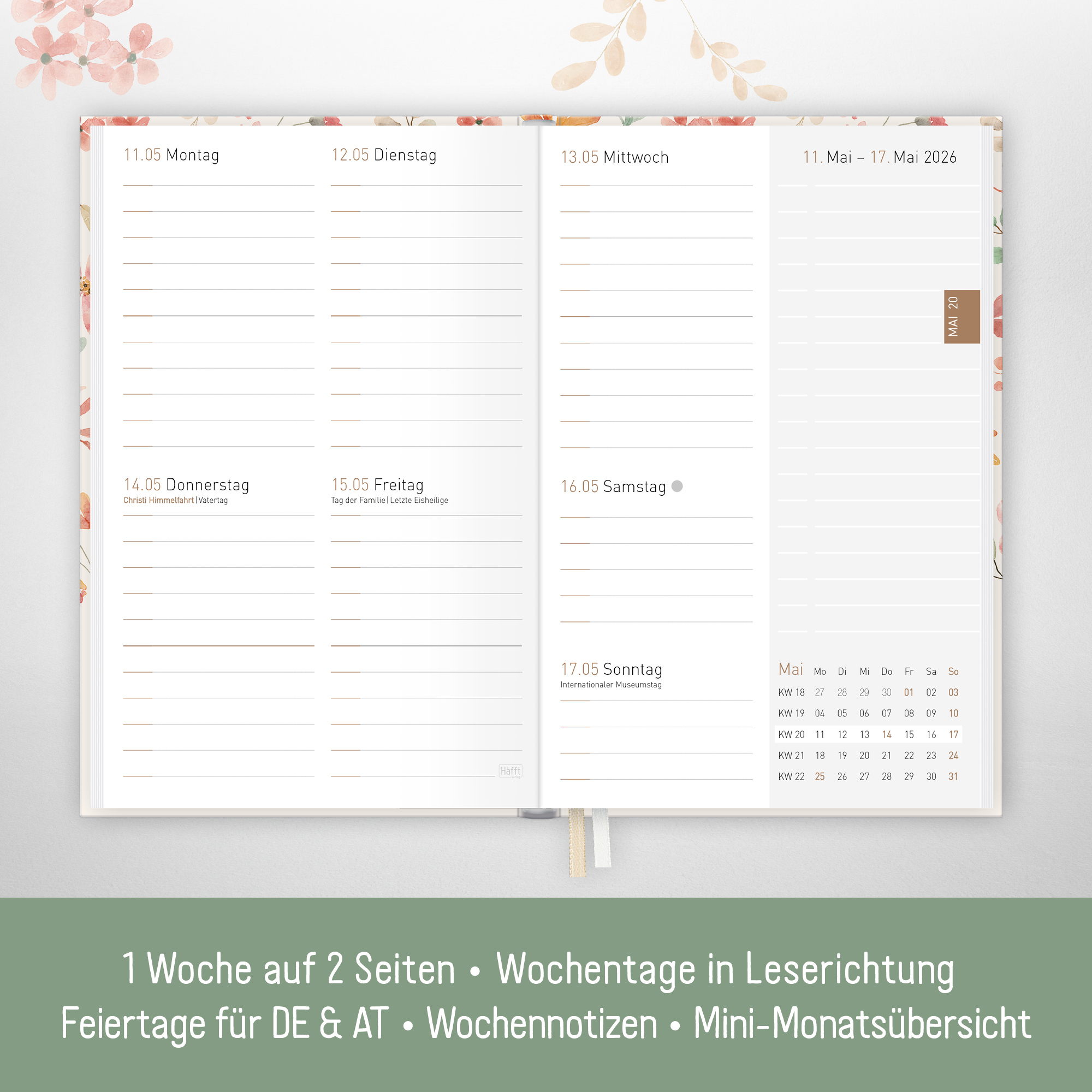 Artikelbild 3 des Artikels “Chäff-Timer Mini 2026 A6+ [Wild Blossoms] “