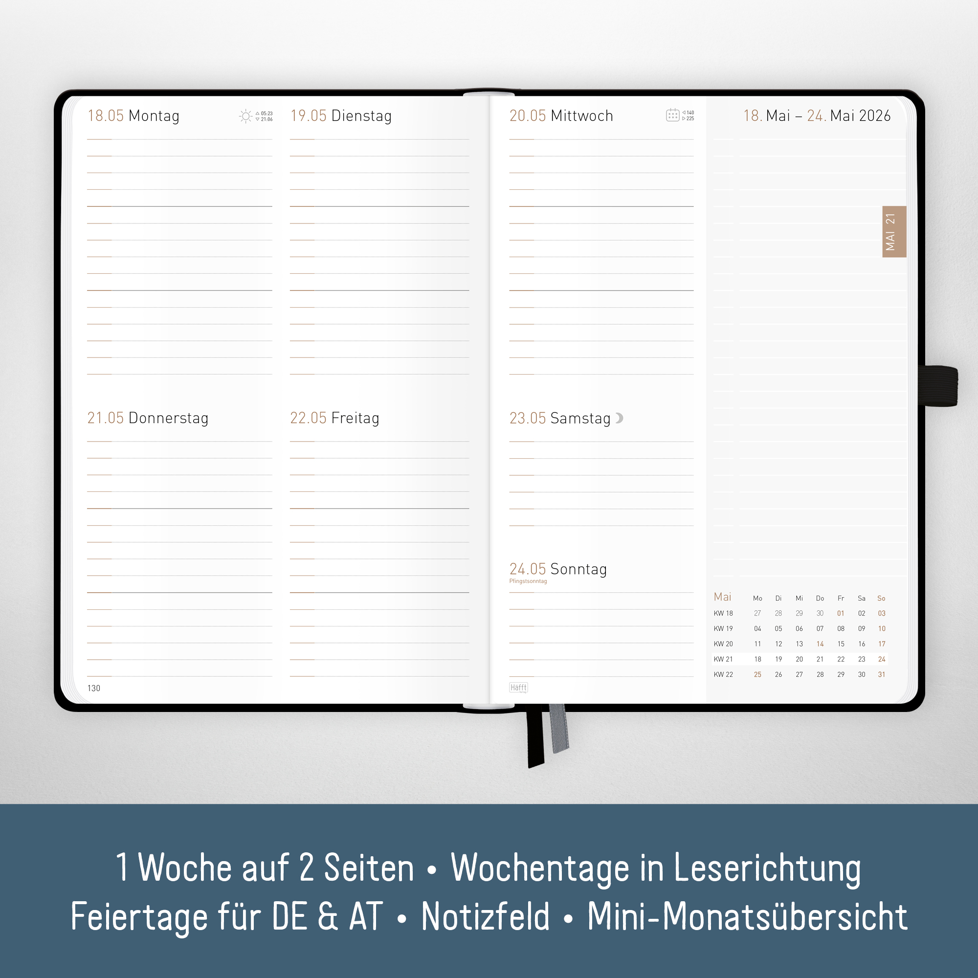 Artikelbild 3 des Artikels “Chäff-Timer Premium A5 2026 [Schwarz] “