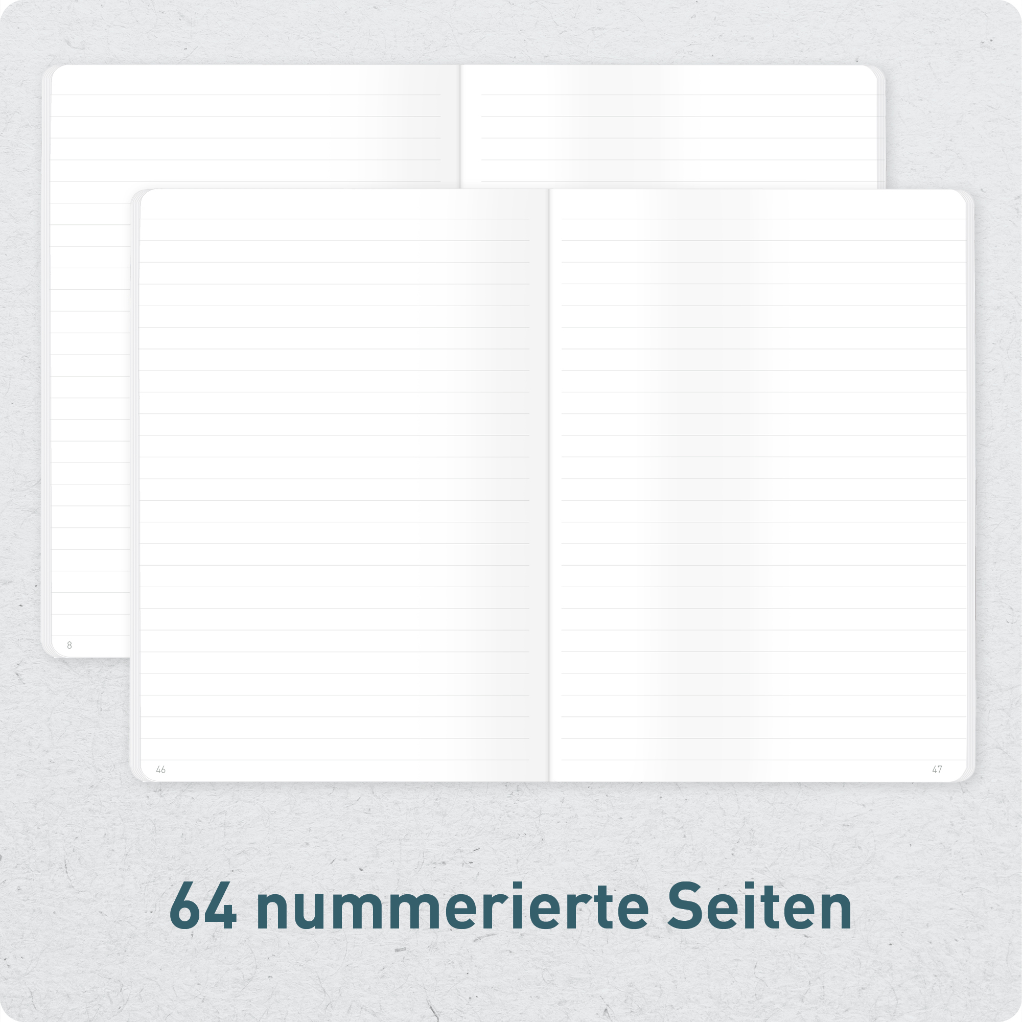 Artikelbild 4 des Artikels “paper&you Notizheft Classic liniert A5 [Black Edition] “