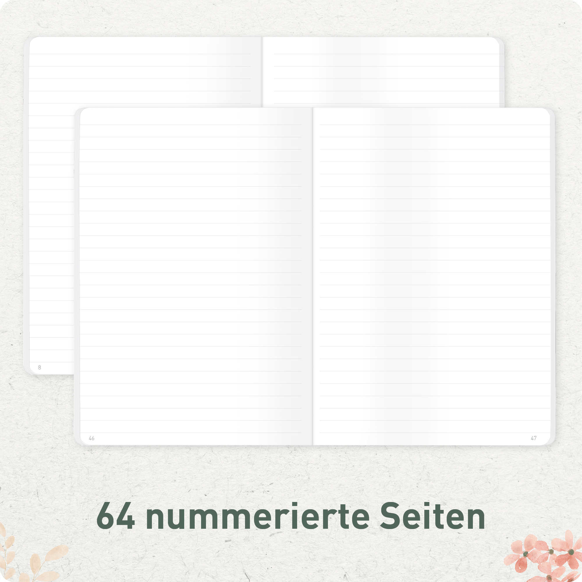 Artikelbild 4 des Artikels “paper&you Notizheft Classic liniert A5 [Wild Blossoms] “