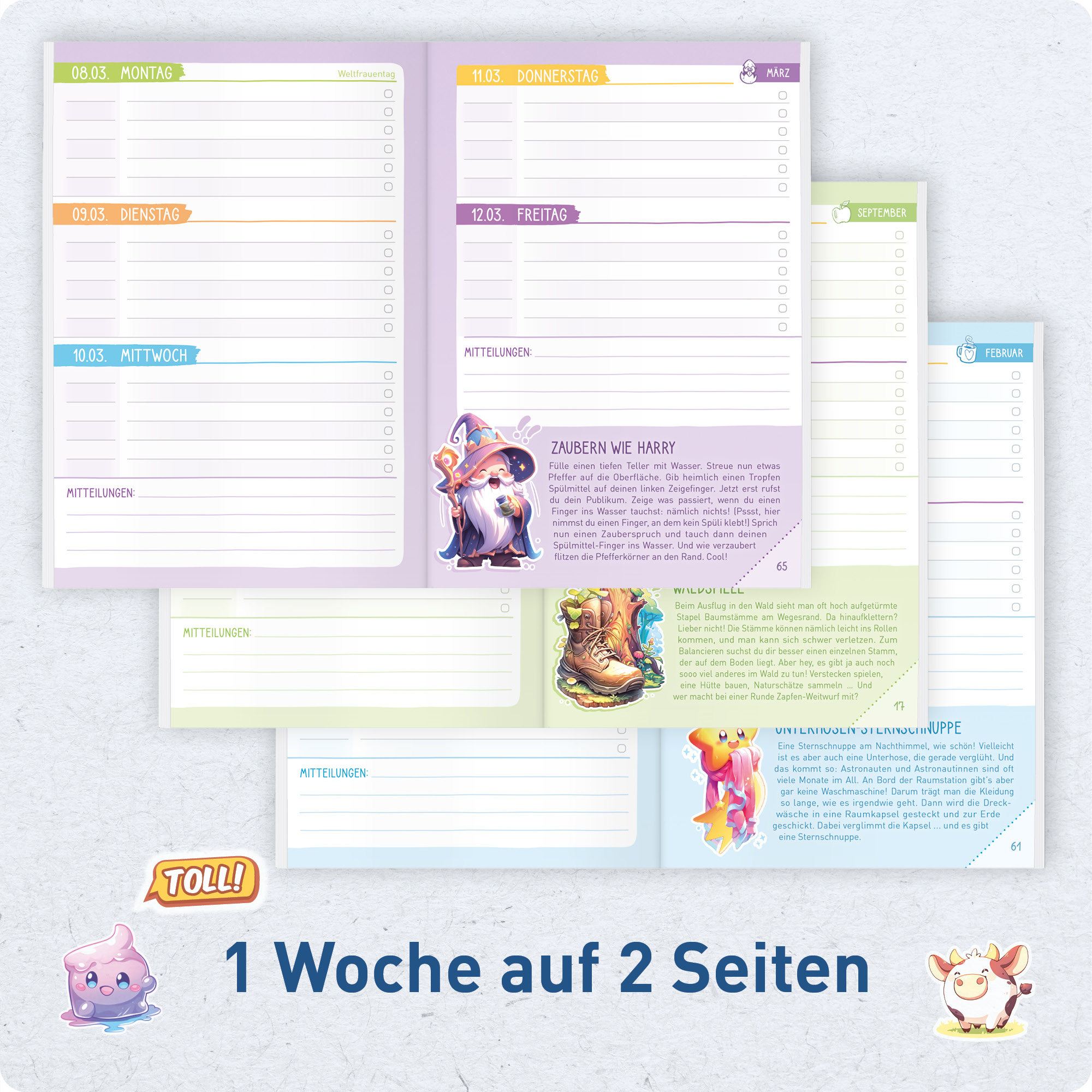 Artikelbild 4 des Artikels “Hausaufgabenheft Grundschule 2026/2027 A5 mit Datum [Emoji] “
