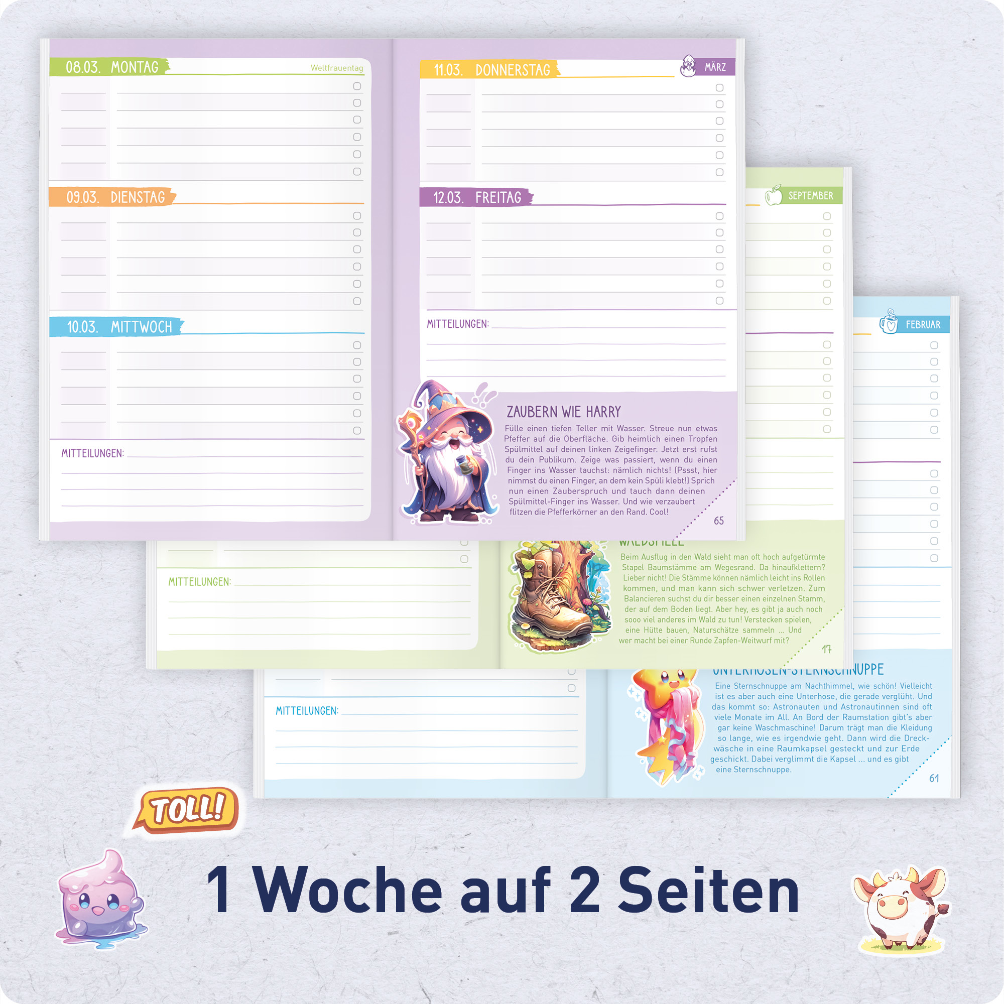 Artikelbild 4 des Artikels “Hausaufgabenheft Grundschule 2026/2027 A5 mit Datum [Gaming] “