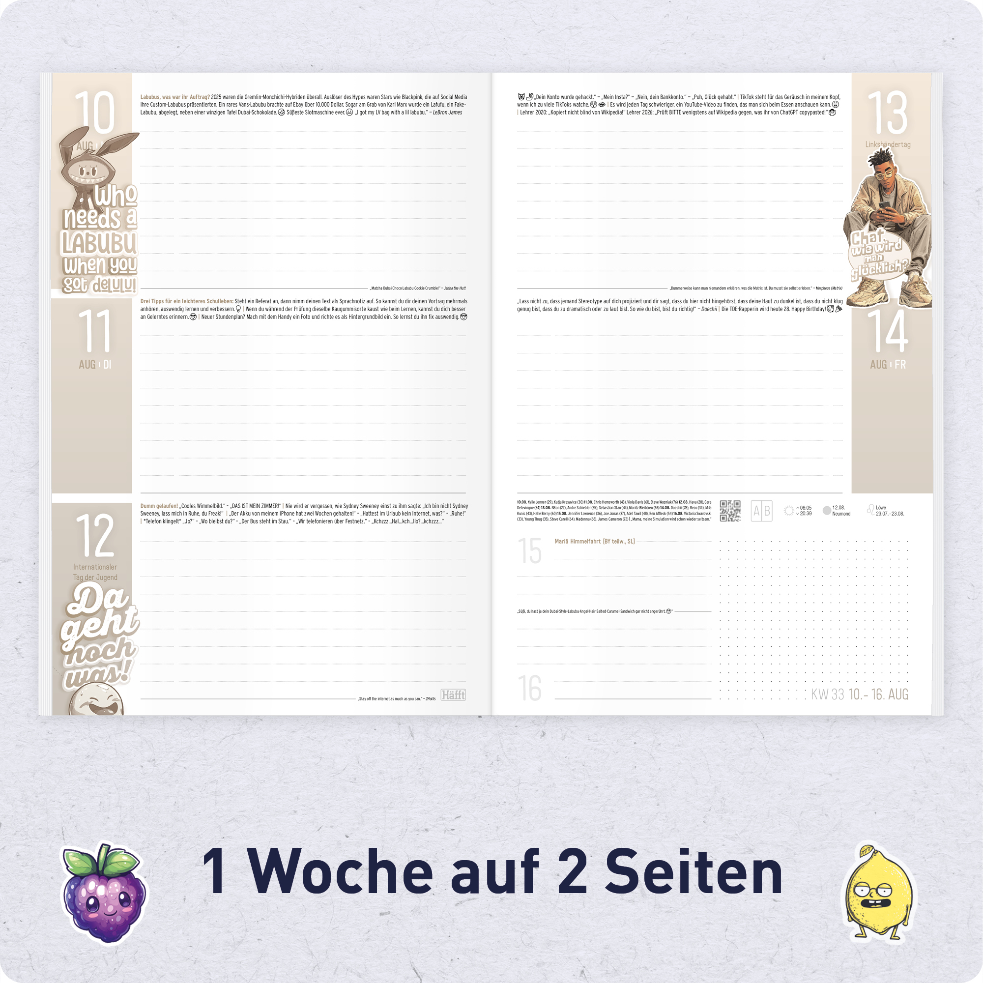 Artikelbild 4 des Artikels “Häfft Planer A5 2026/2027 [Level Up] “