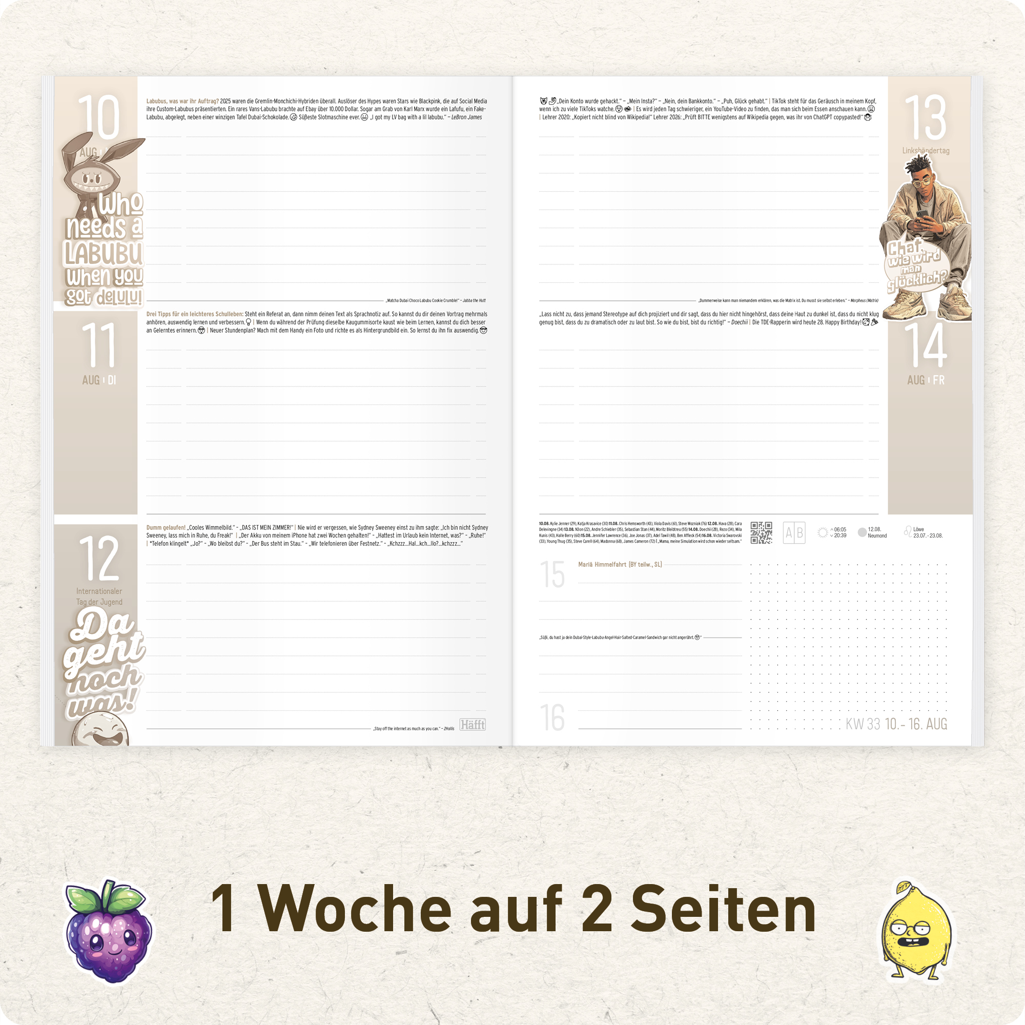 Artikelbild 4 des Artikels “Häfft Planer A5 2026/2027 [Skull] “