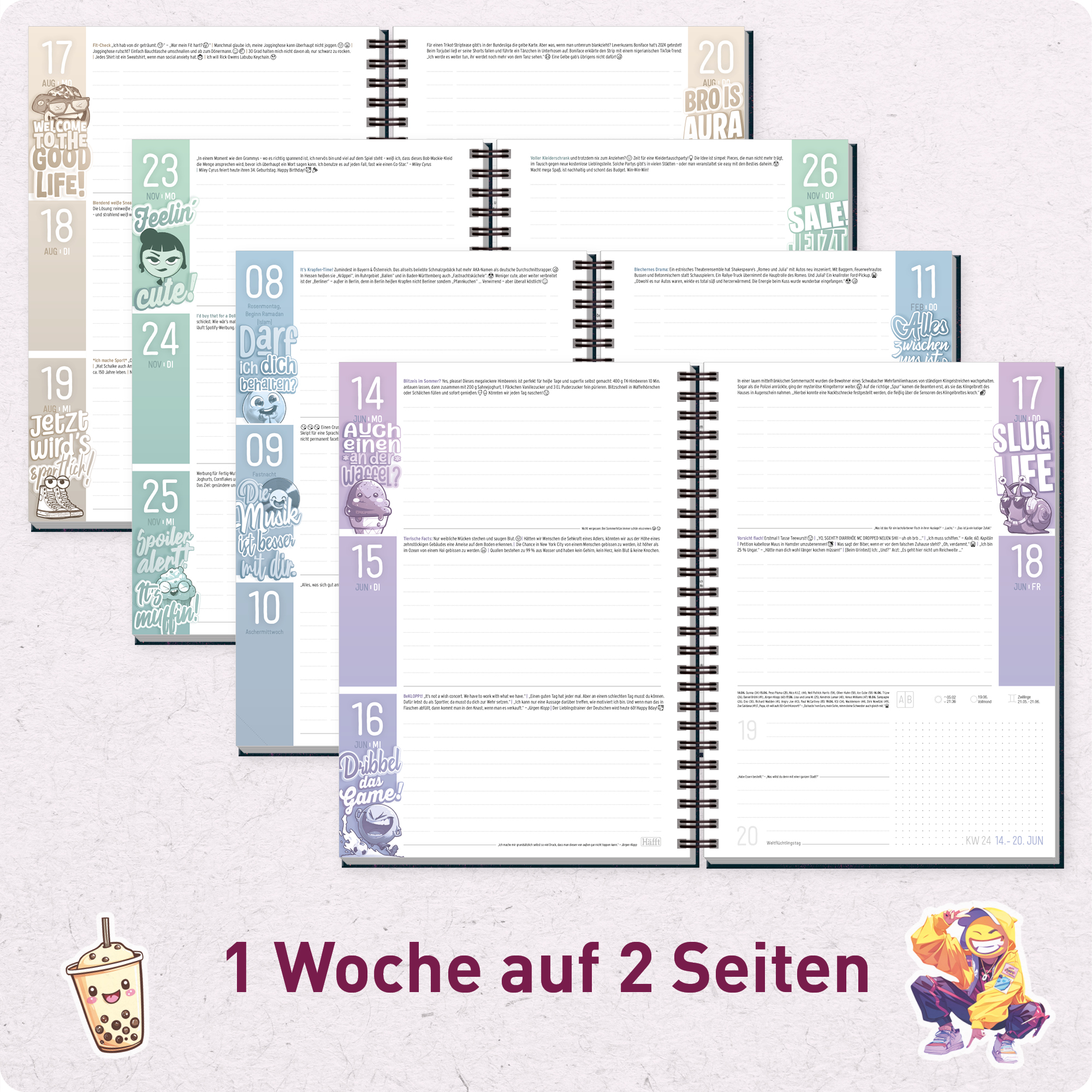 Artikelbild 4 des Artikels “Häfft Planer Premium A5 2026/2027 [Duck off] “
