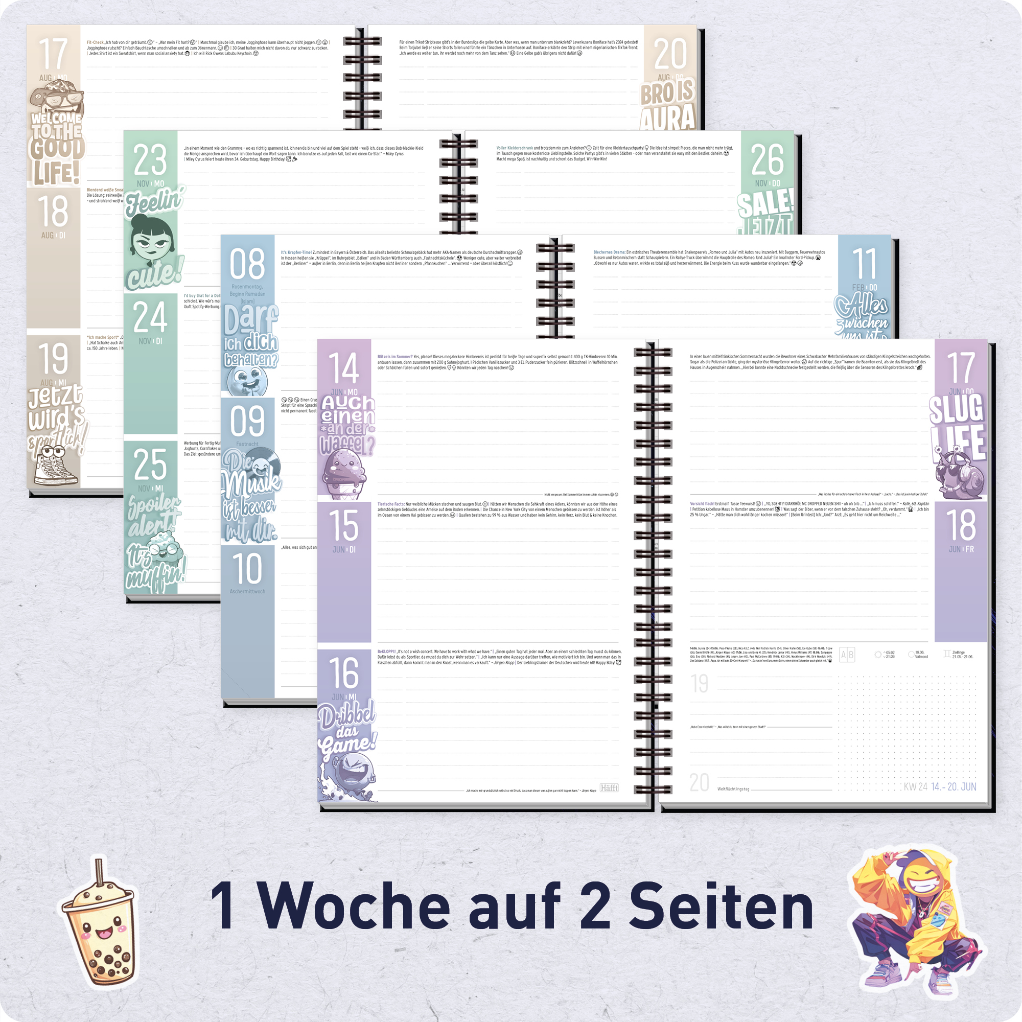 Artikelbild 4 des Artikels “Häfft Planer Premium A5 2026/2027 [Level Up] “