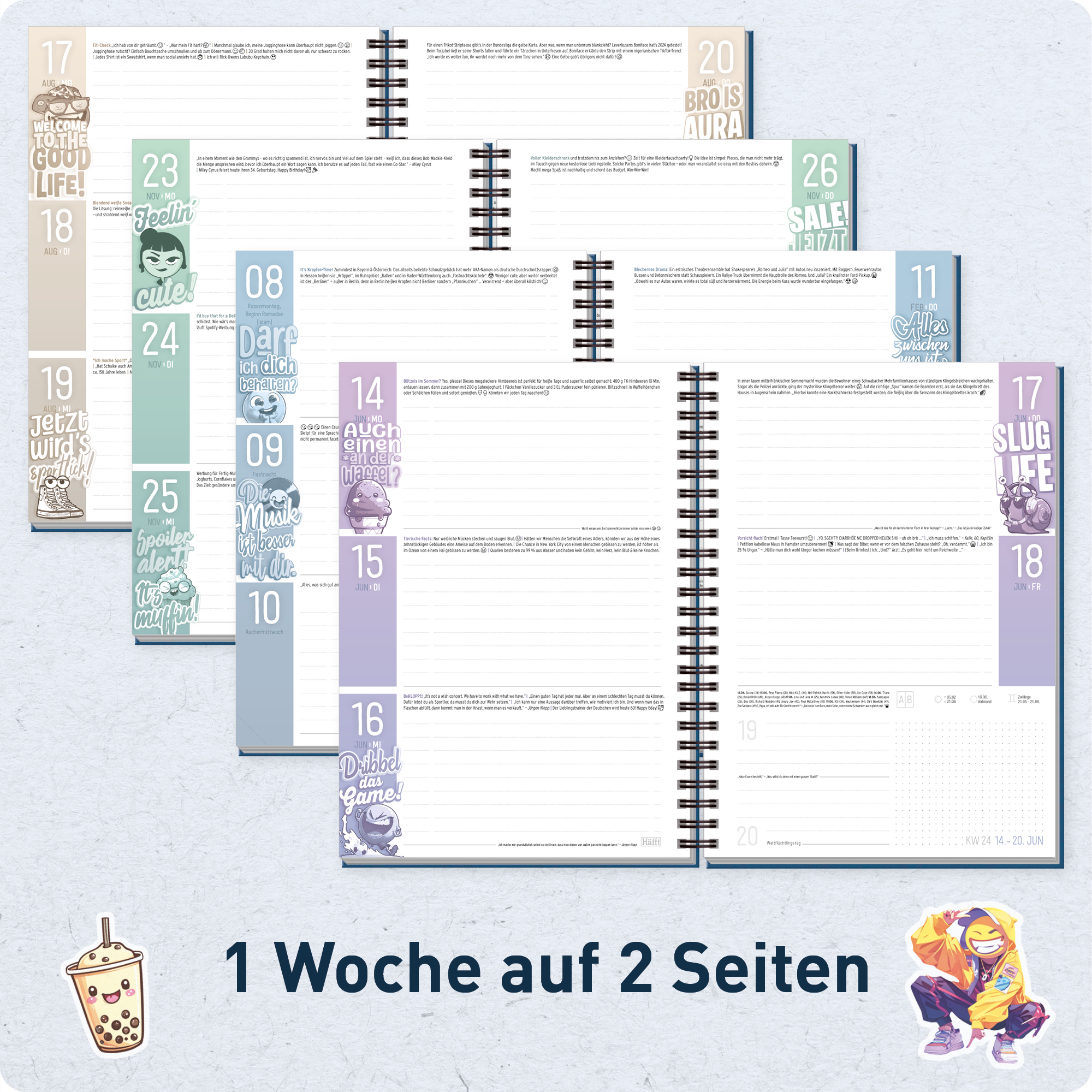 Artikelbild 4 des Artikels “Häfft Planer Premium A5 2026/2027 [six seven] “