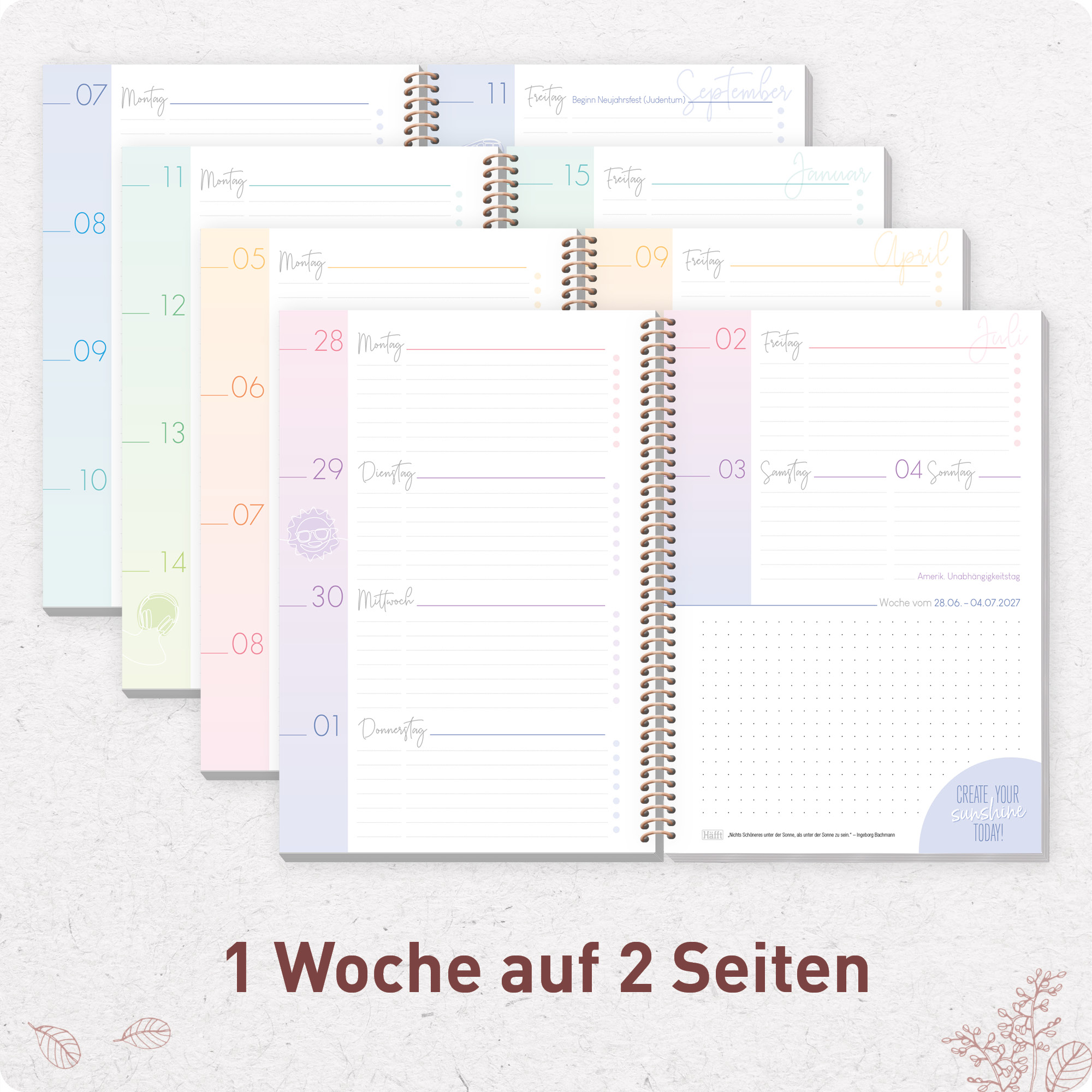 Artikelbild 4 des Artikels “College-Timer A5 2026/2027 [Poppy] “