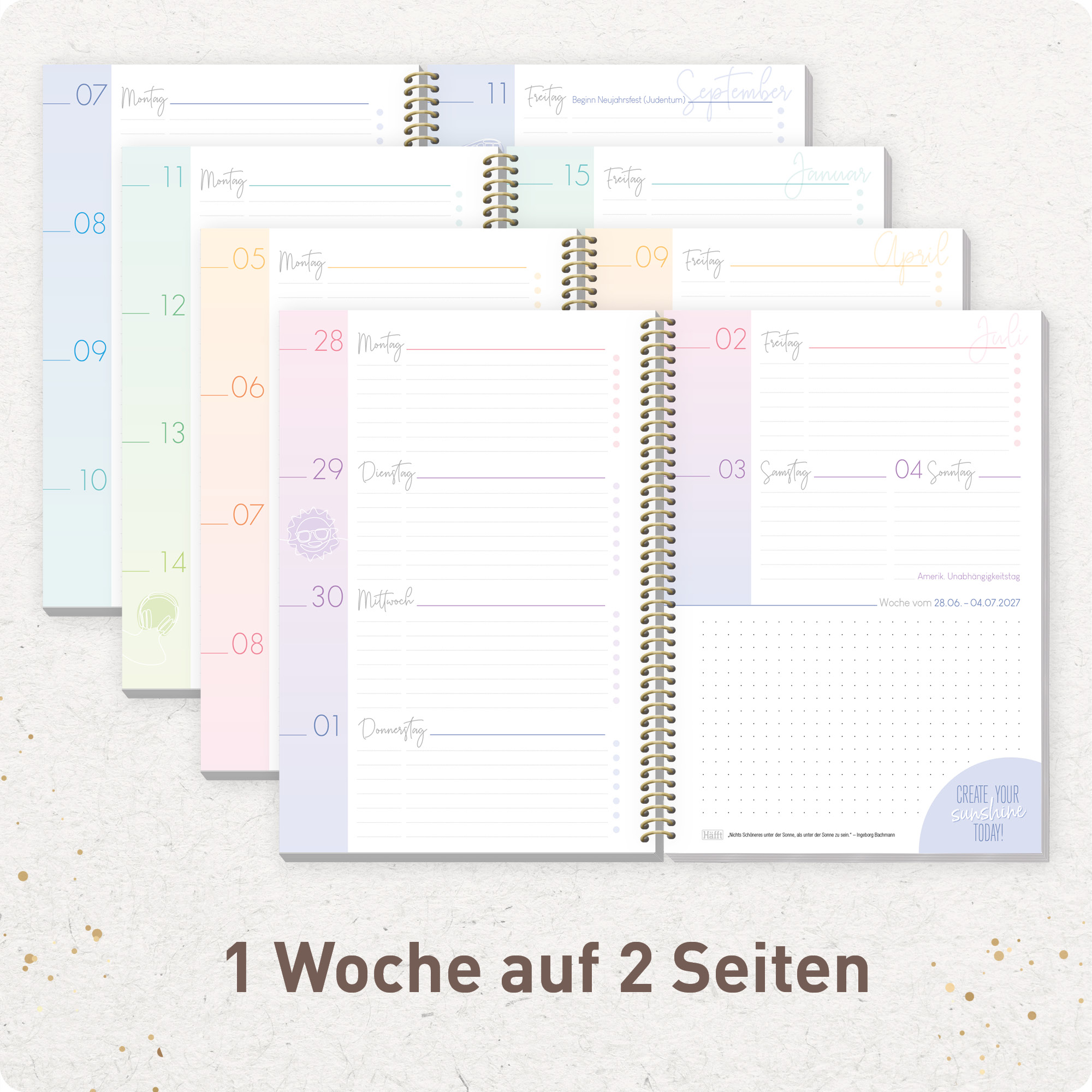 Artikelbild 4 des Artikels “College-Timer A5 2026/2027 [Sparkling Leaf] “
