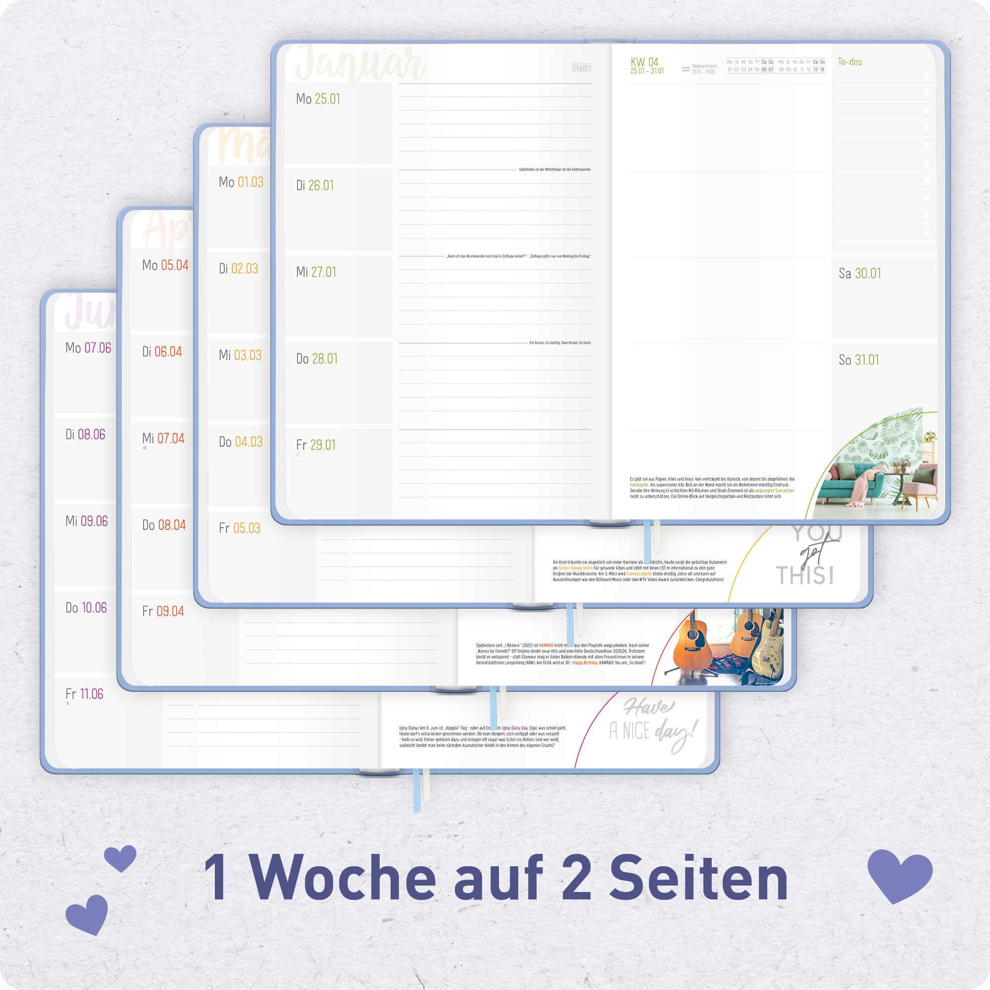 Artikelbild 4 des Artikels “Häfft-Timer A5 2026/2027 [Much Love] “