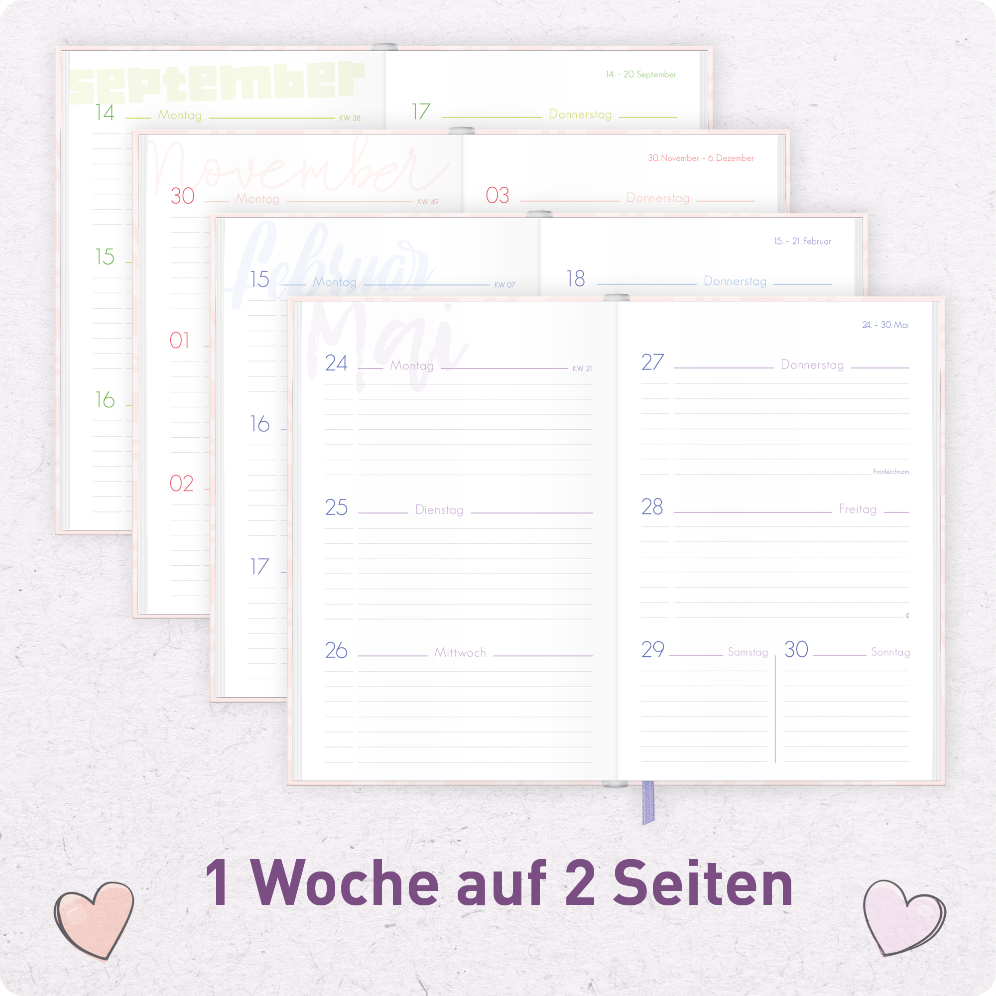 Artikelbild 4 des Artikels “Schulstuff Schüler:innen-Timer A5 2026/2027 [Candy] “