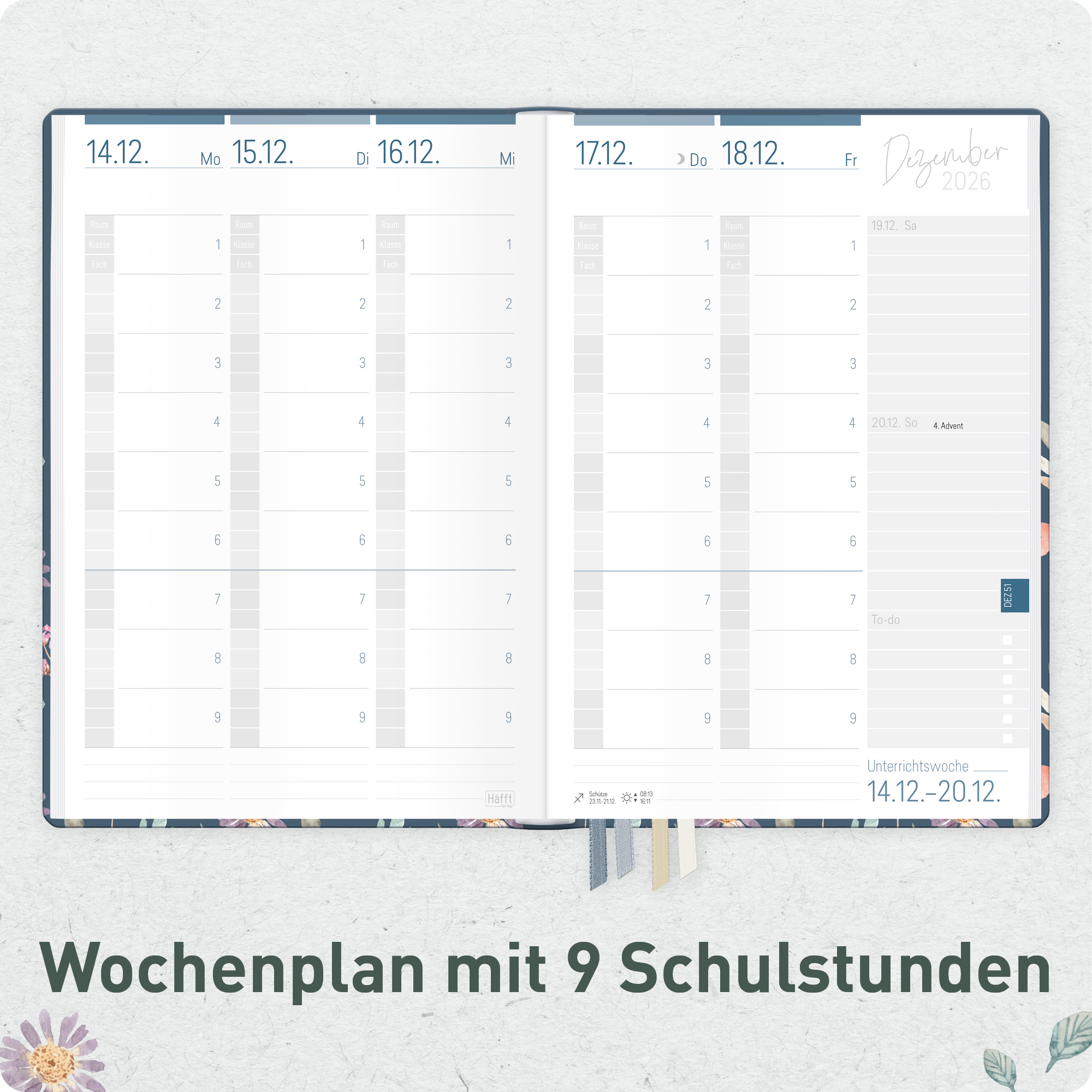 Artikelbild 4 des Artikels “Lehrer-Planer A5+ 26/27 [Flying Flowers] “