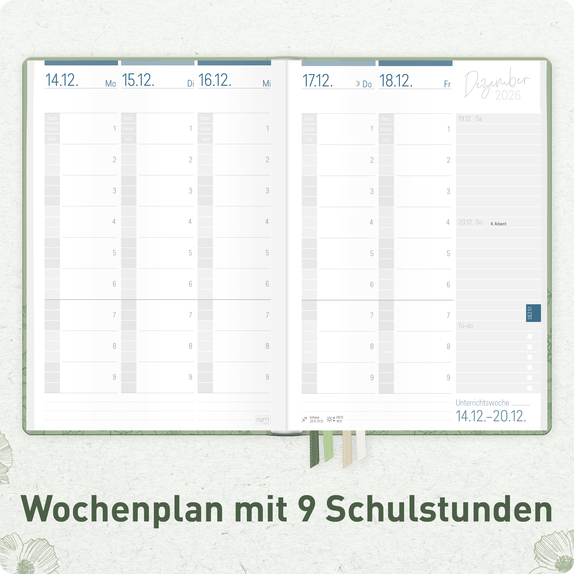 Artikelbild 4 des Artikels “Lehrer-Planer A5+ 26/27 [Green Poppy] “