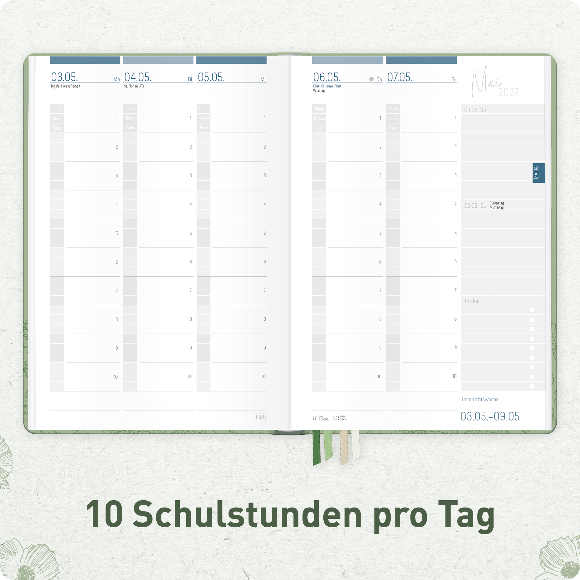 Artikelbild 4 des Artikels “Lehrer-Planer Maxi A4+ 26/27 [Green Poppy] “