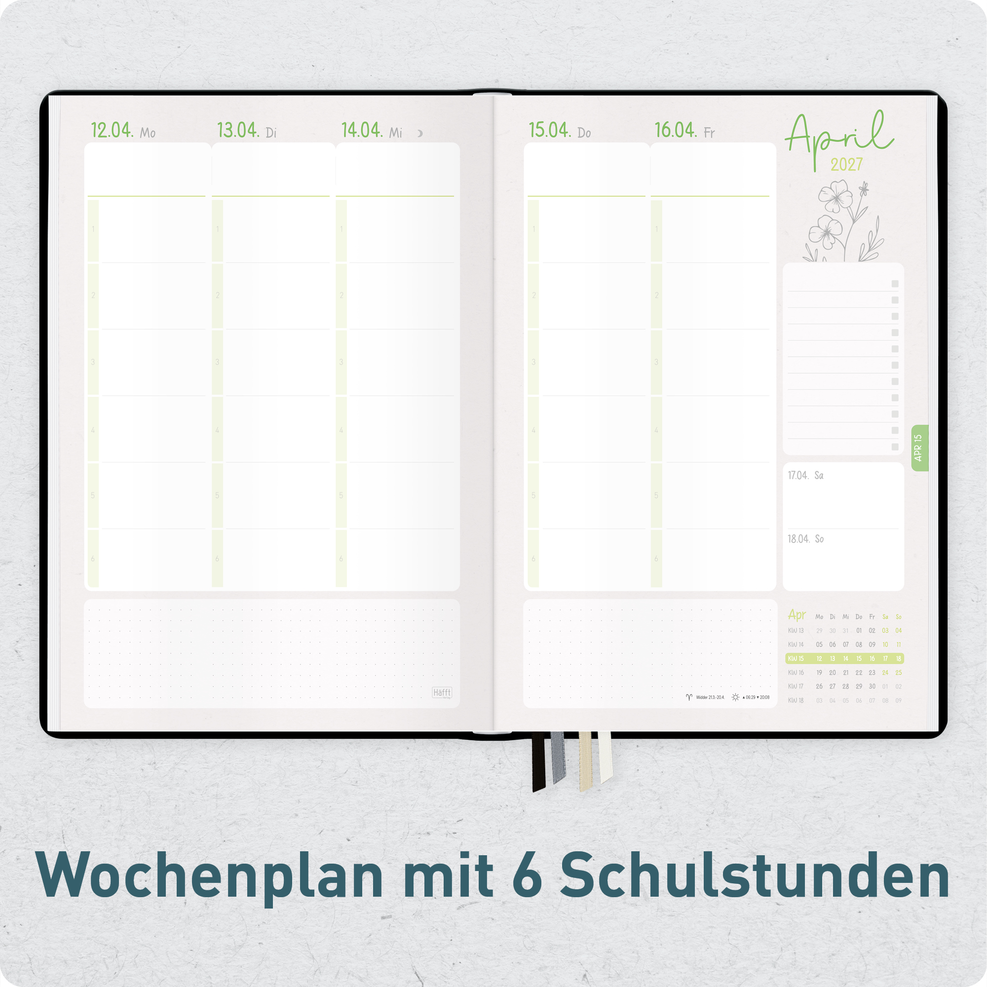 Artikelbild 4 des Artikels “Lehrer-Planer Grundschule A4+ 26/27 [Black Edition] “