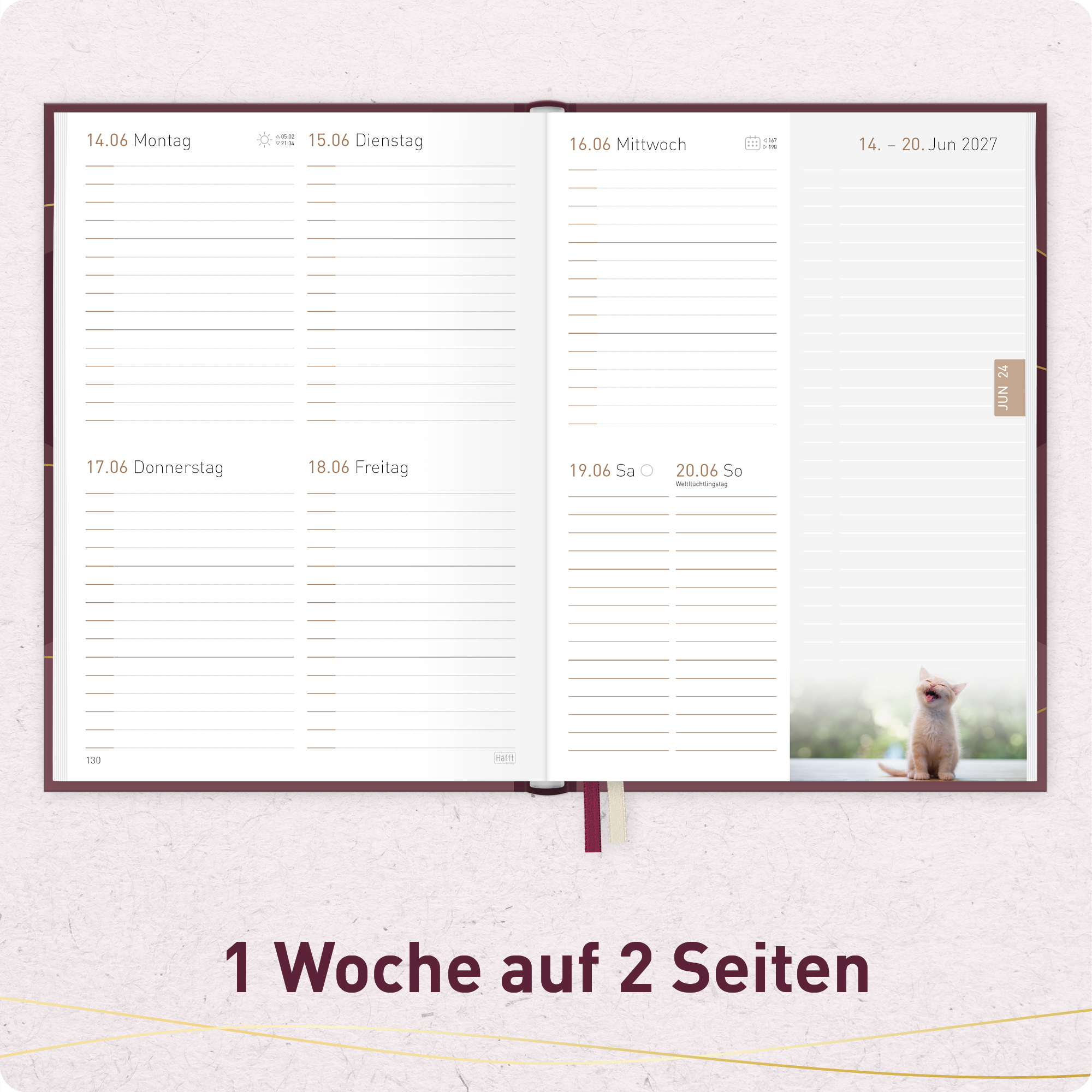 Artikelbild 4 des Artikels “Chäff-Timer A5 2026/2027 [Red Waves] “