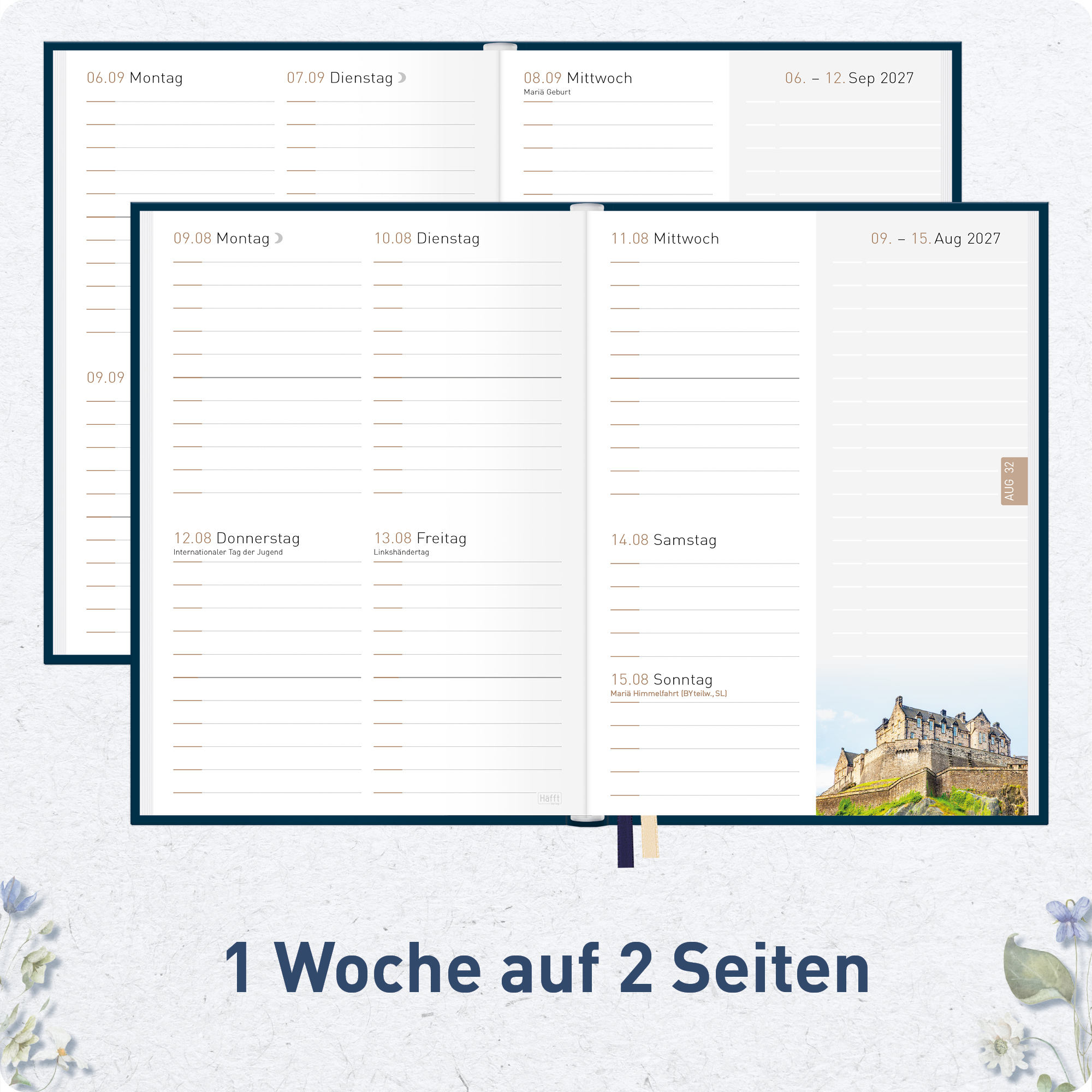 Artikelbild 4 des Artikels “Chäff-Timer Mini A6+ 2026/2027 [Floral Greetings] “